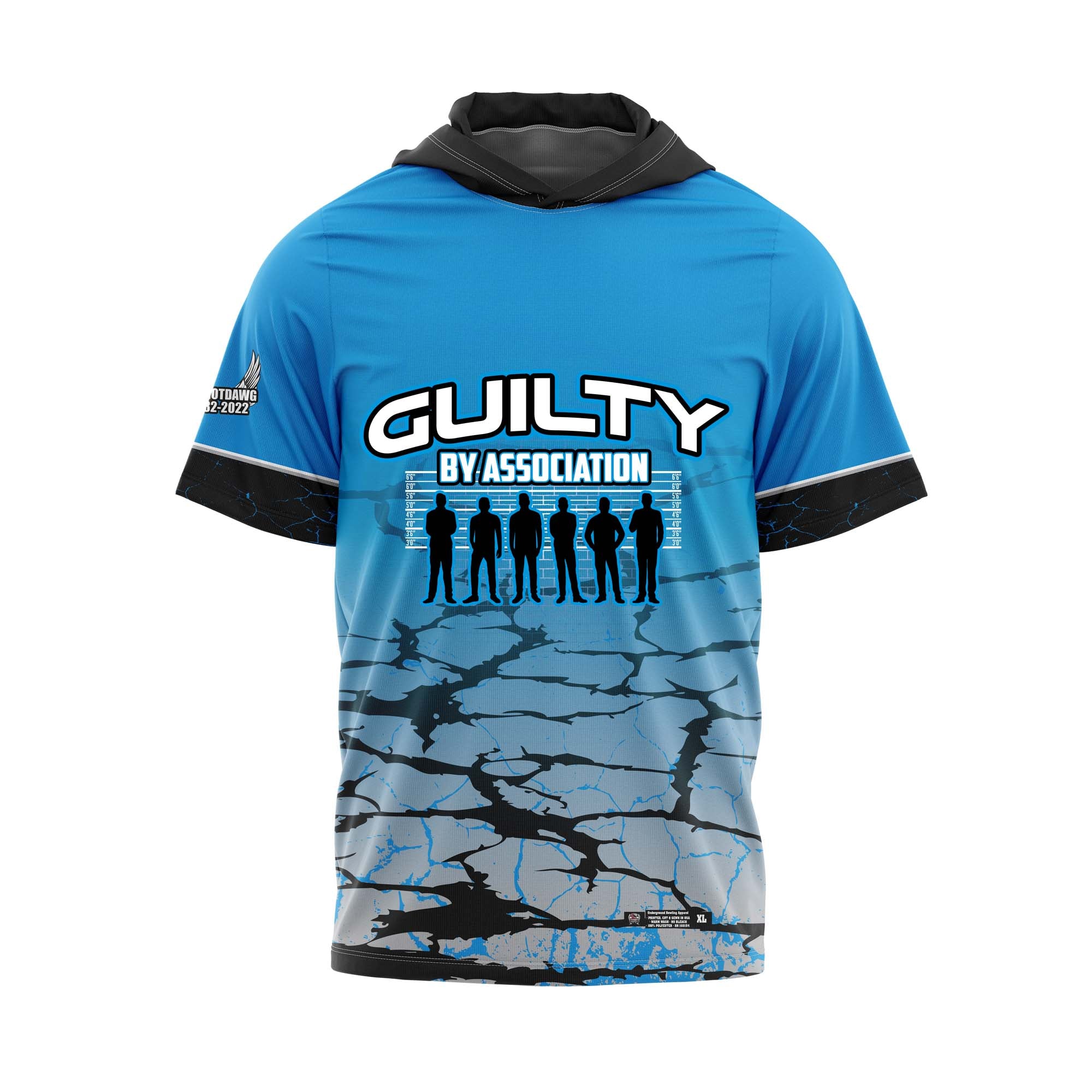 Guilty By Association Blue Eroded Jersey