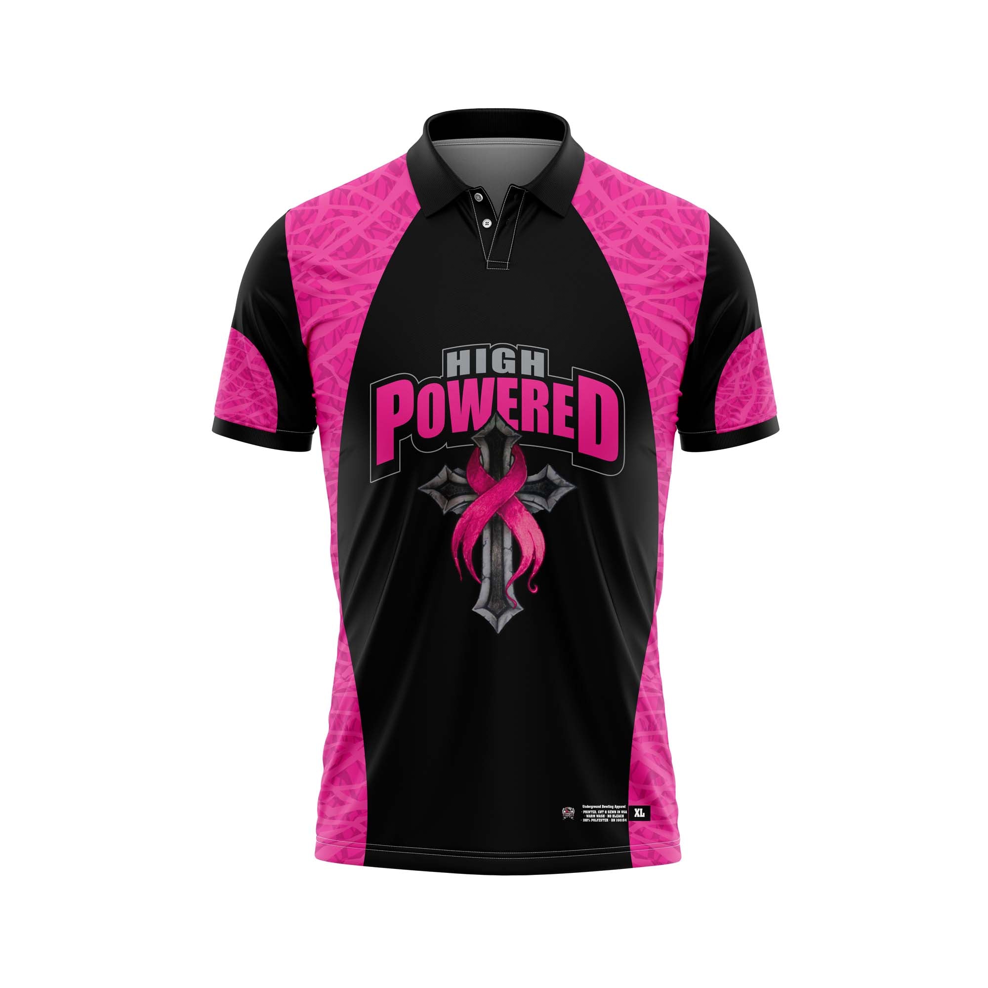 High Powered Black Breast Cancer Jersey