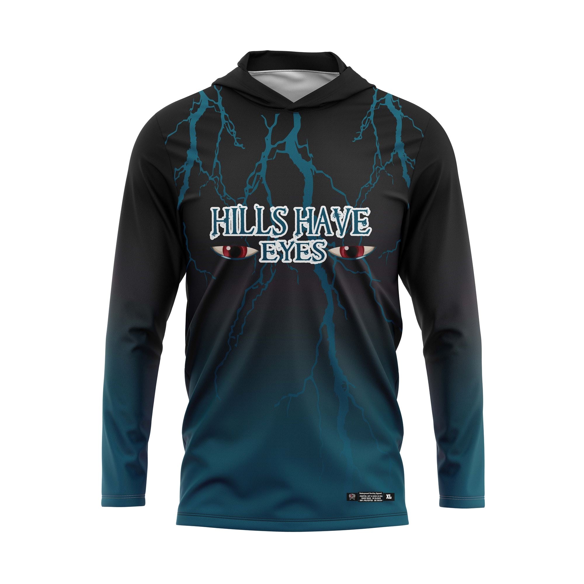 Hills Have Eyes Black-Teal Jersey