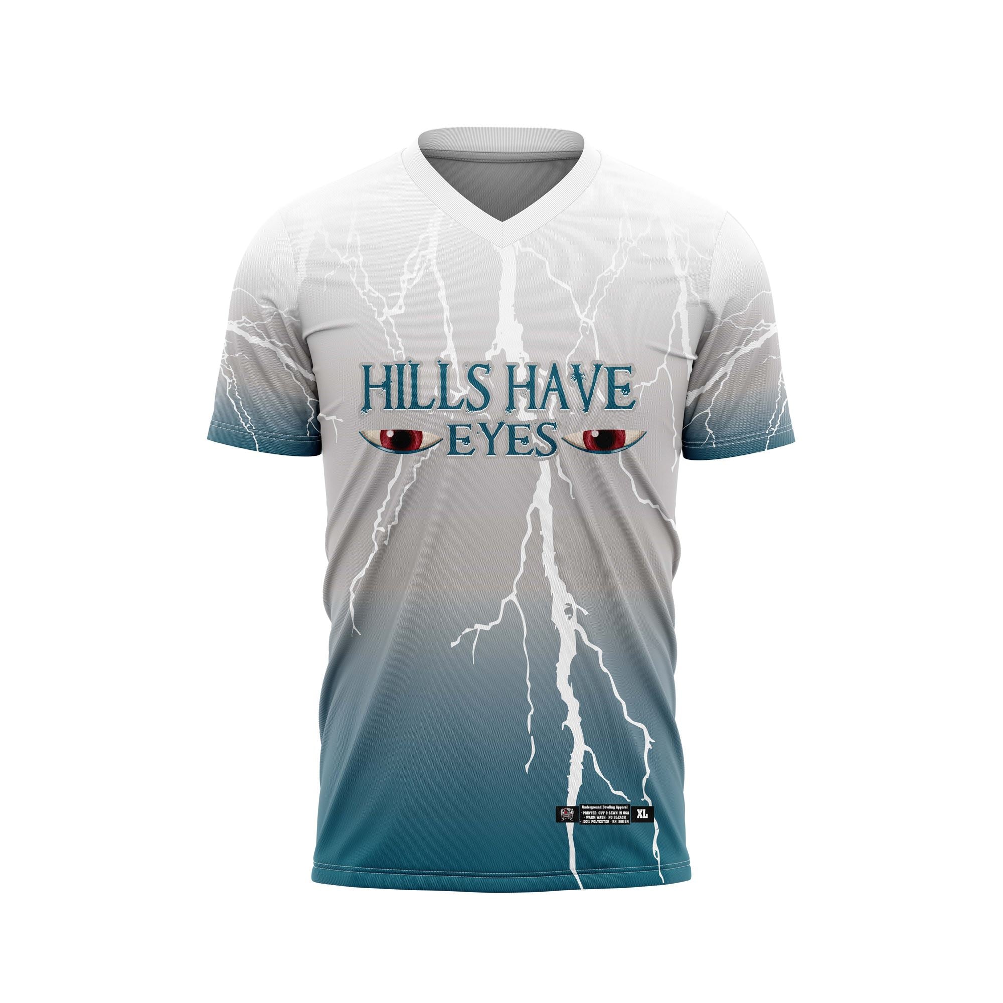 Hills Have Eyes Teal Lightning Jersey