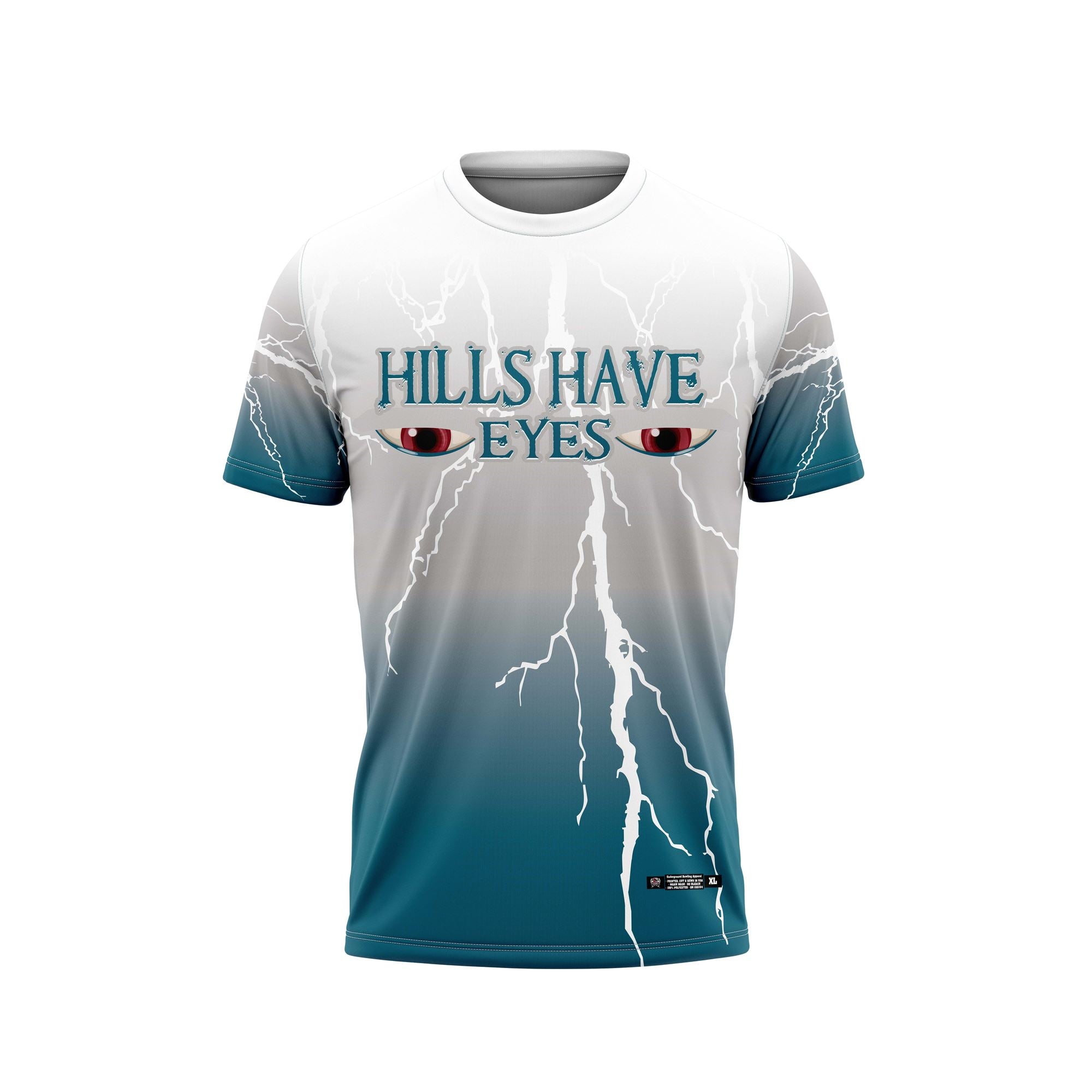 Hills Have Eyes Teal Lightning Jersey