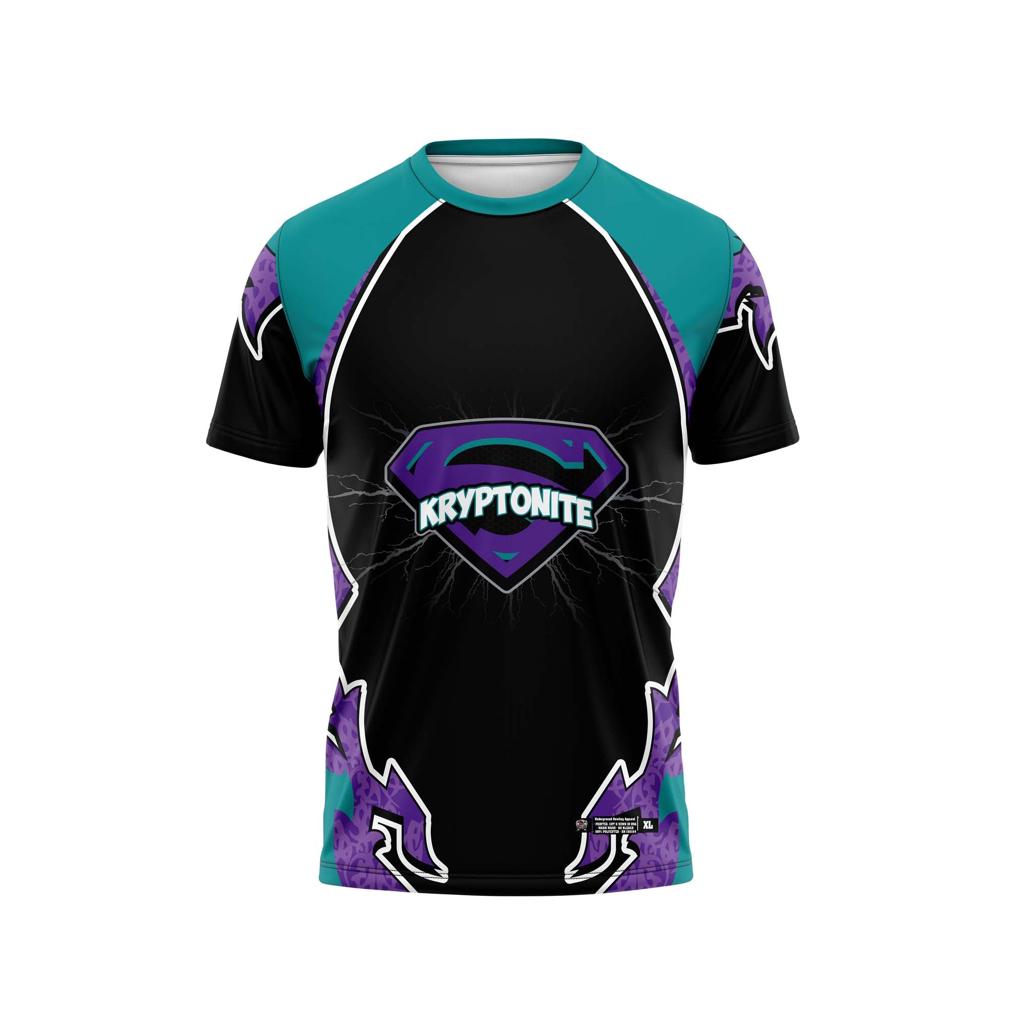 Kryptonite Black / Teal Jersey