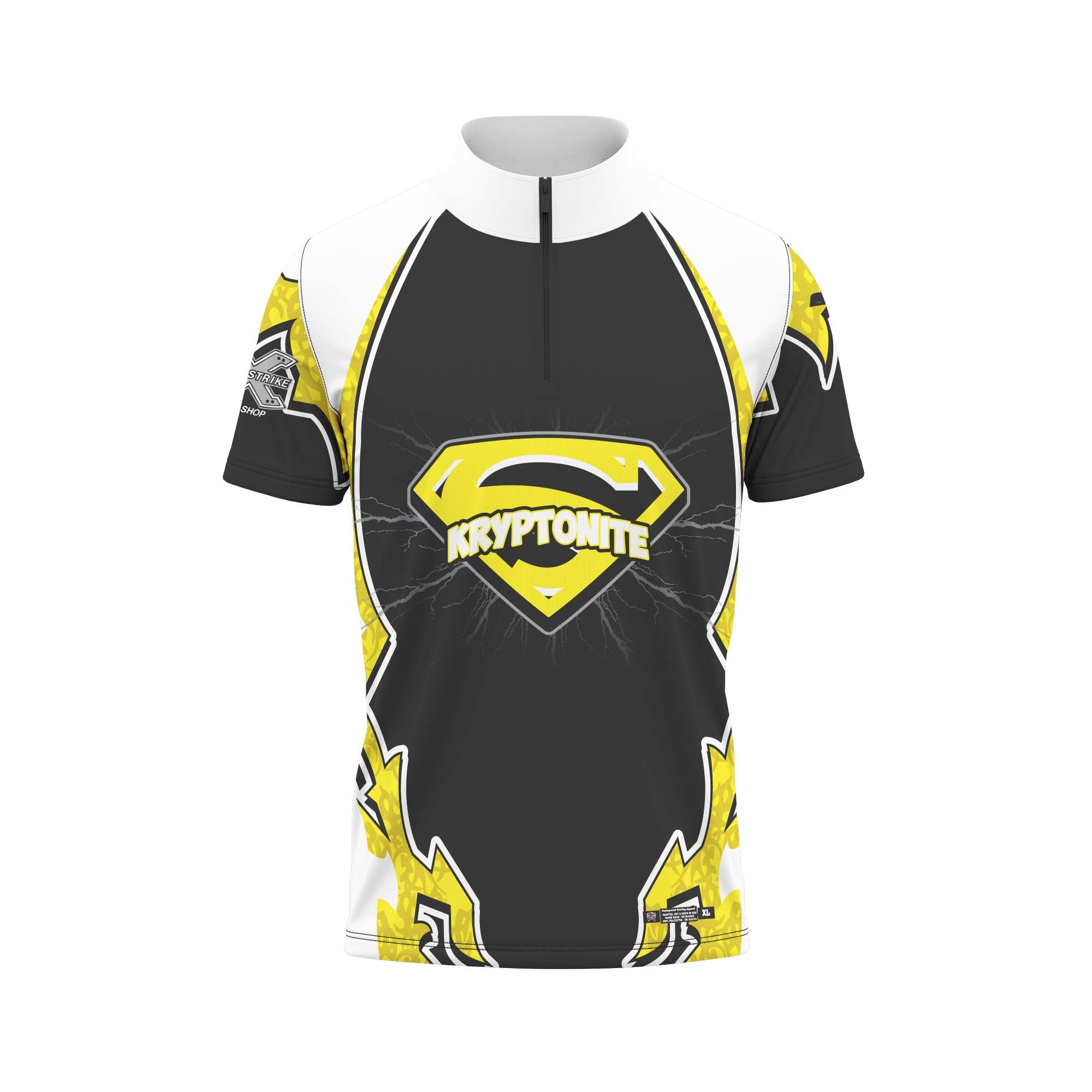 Kryptonite Black / Yellow / White Jersey