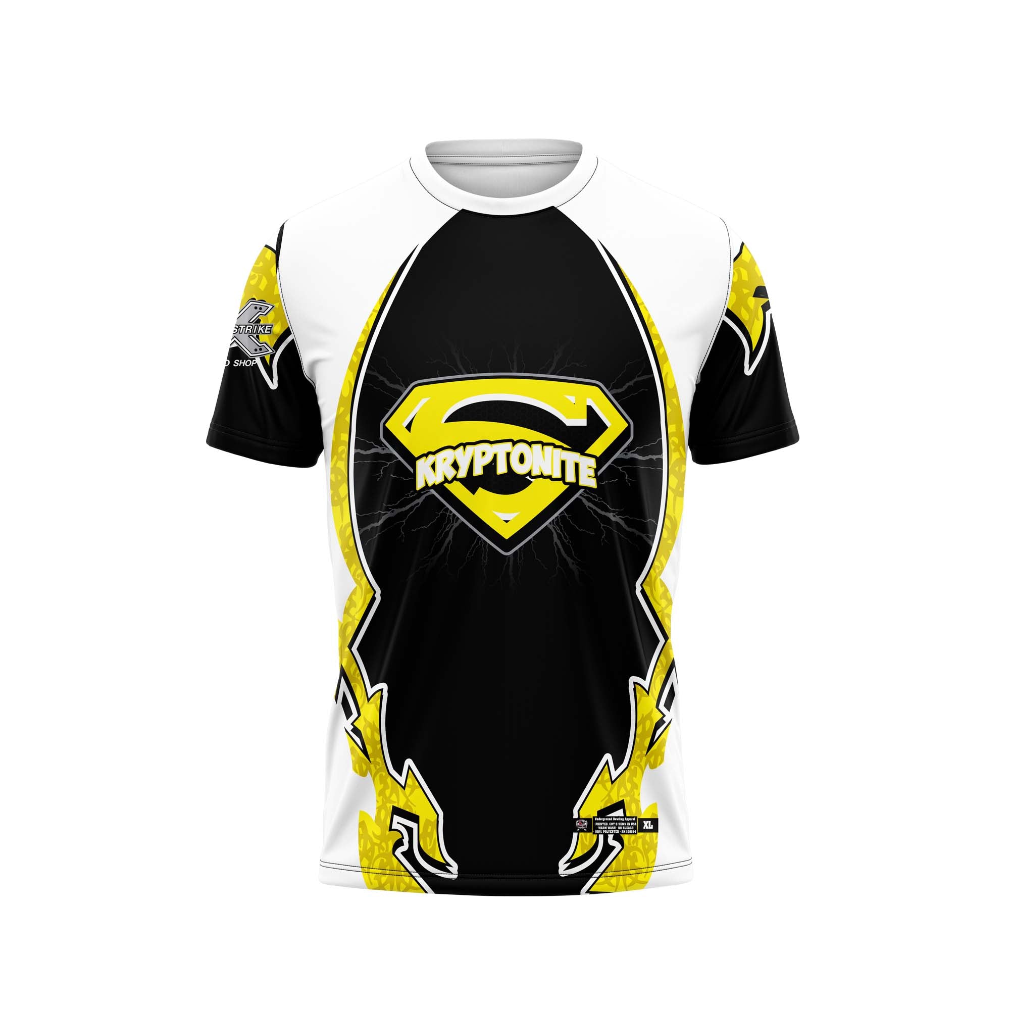 Kryptonite Black / Yellow / White Jersey