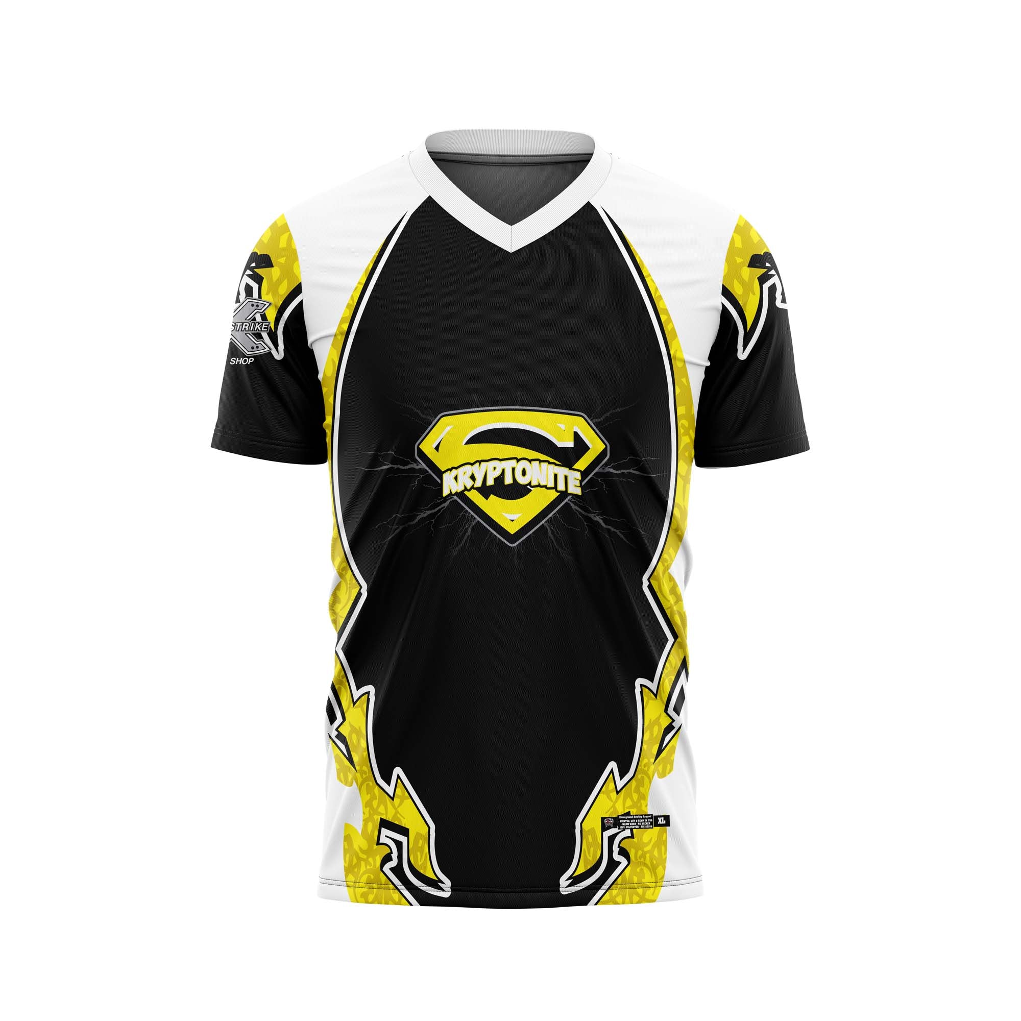 Kryptonite Black / Yellow / White Jersey