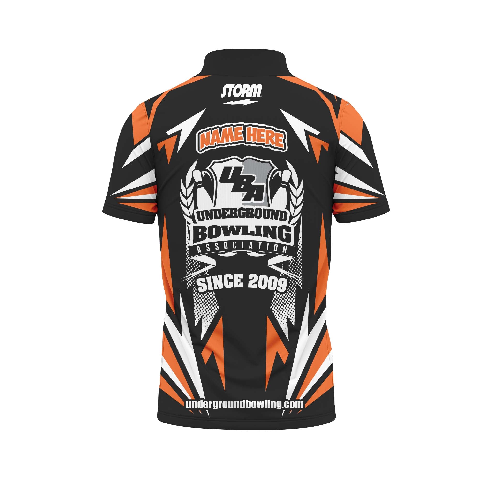 Kryptonite Geometric Black / Orange Jersey