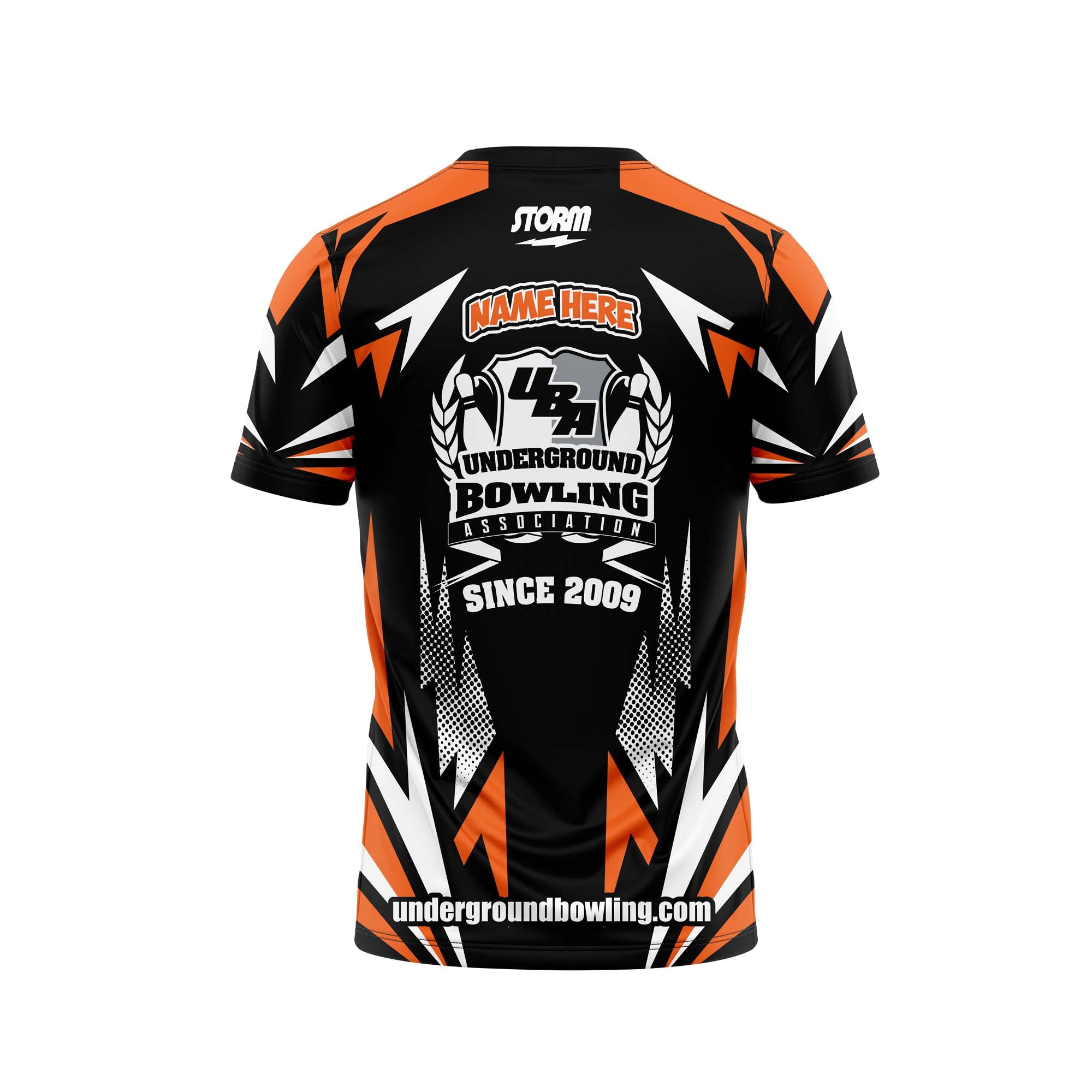 Kryptonite Geometric Black / Orange Jersey