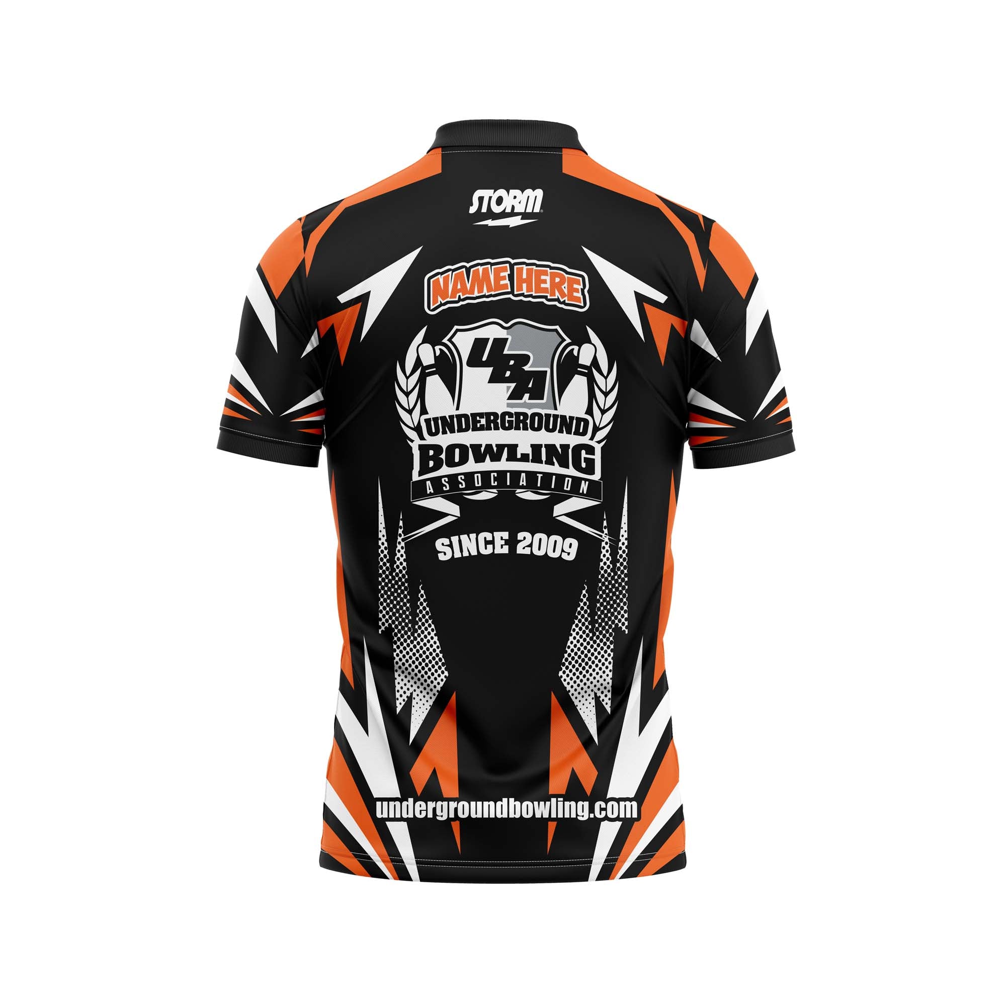 Kryptonite Geometric Black / Orange Jersey