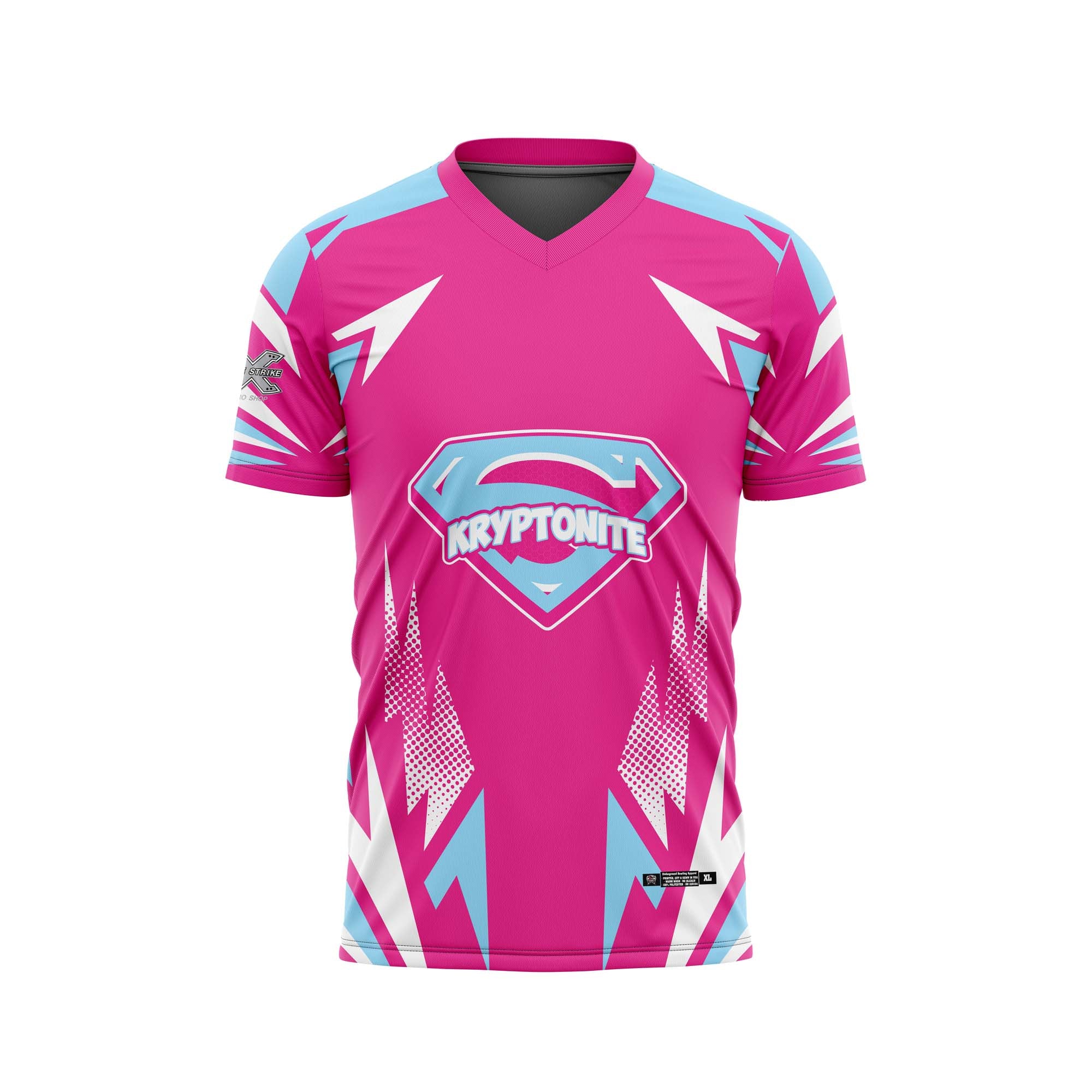 Kryptonite Geometric Pink Jersey