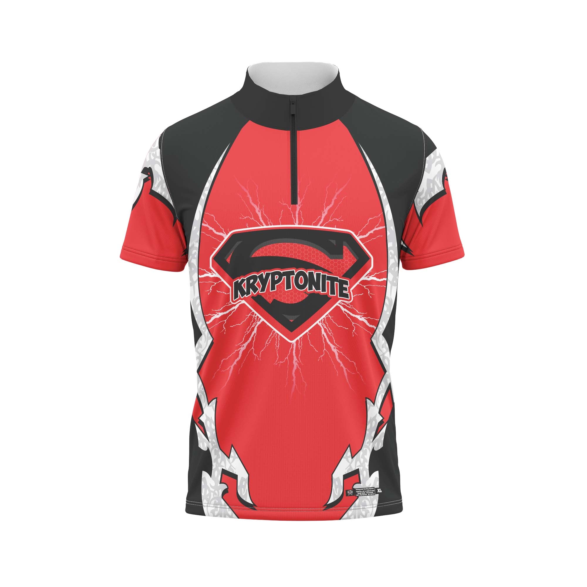 Kryptonite Red Black White Jersey