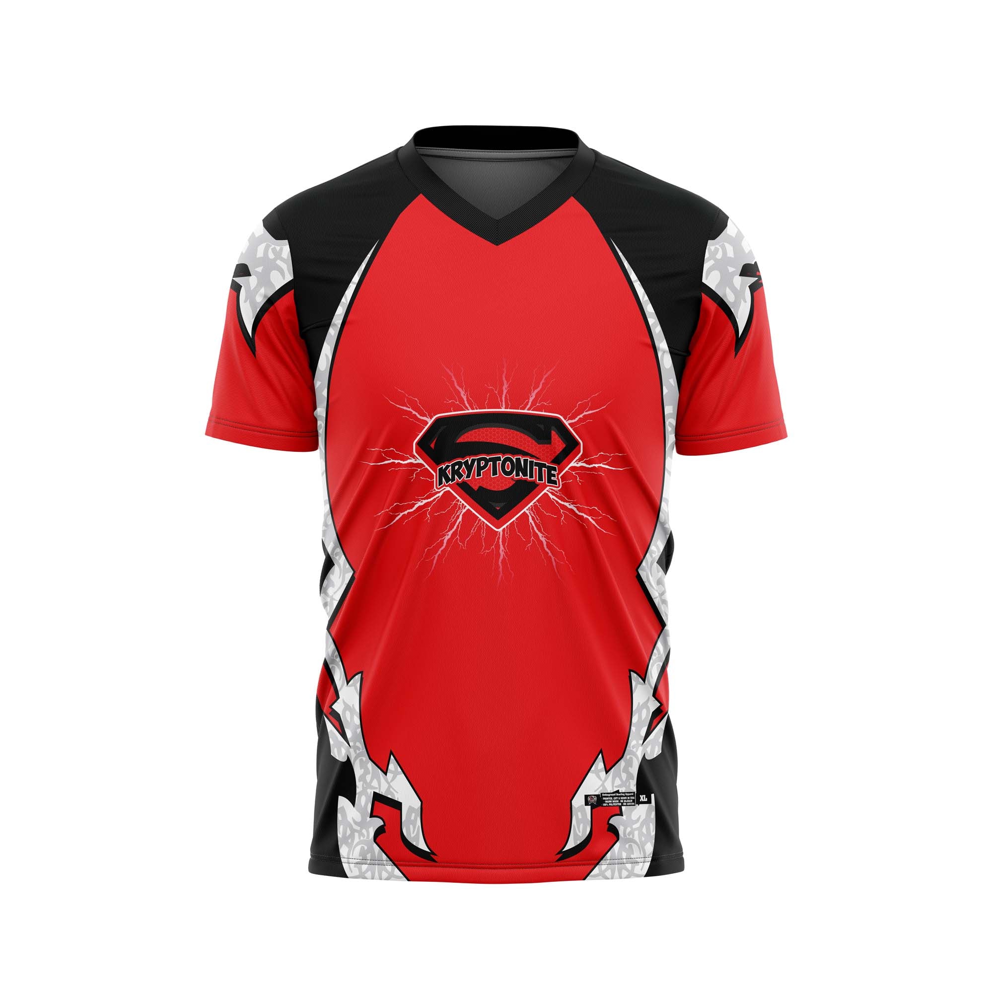 Kryptonite Red Black White Jersey