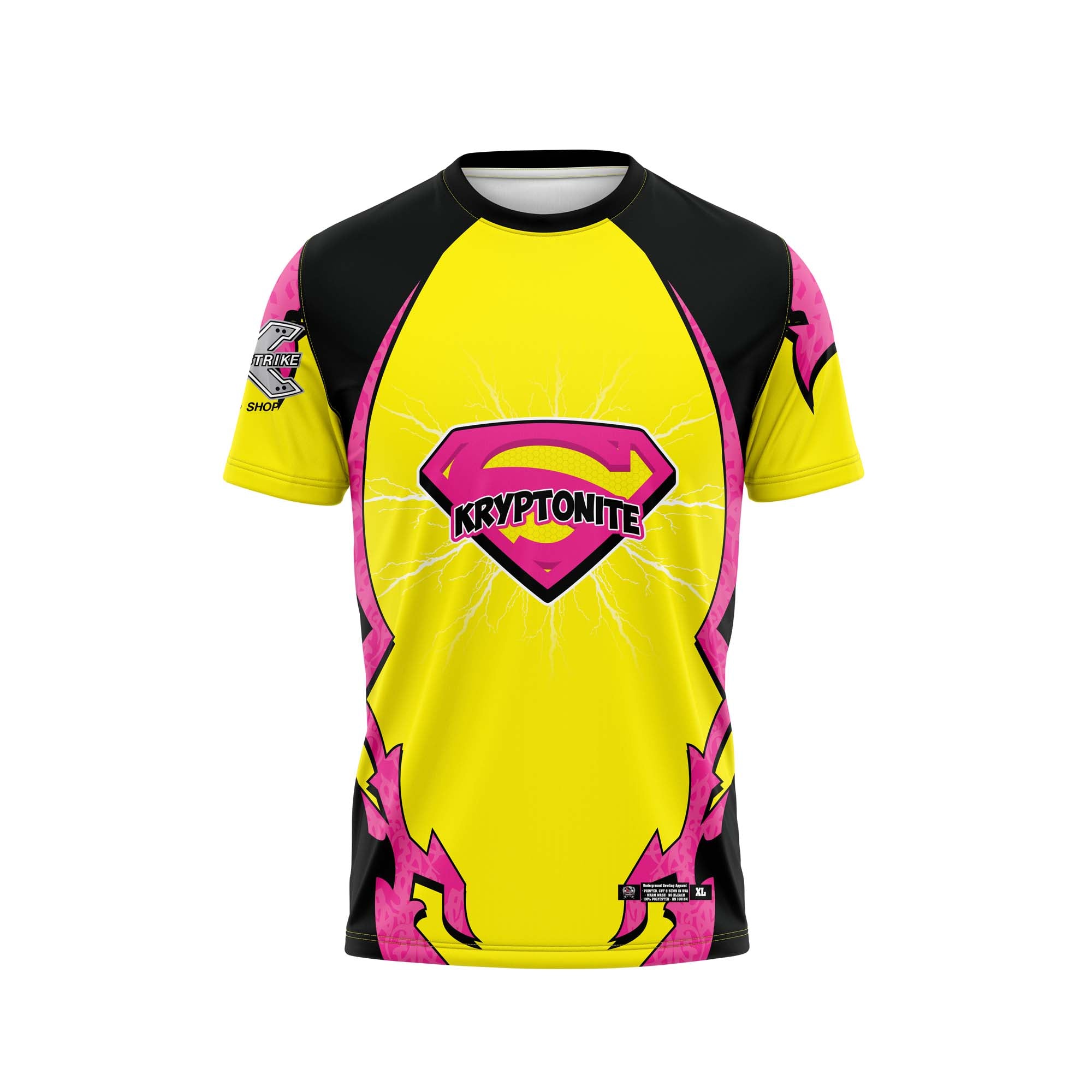 Kryptonite Yellow Black Hot Pink Jersey