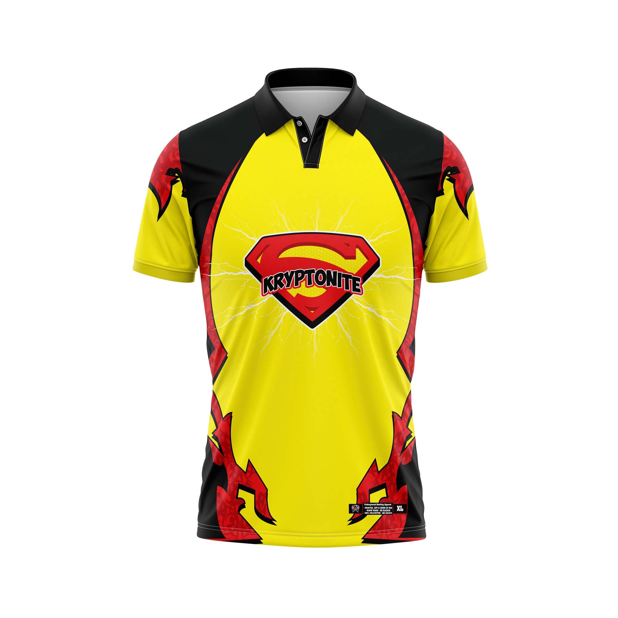 Kryptonite Yellow / Black Jersey