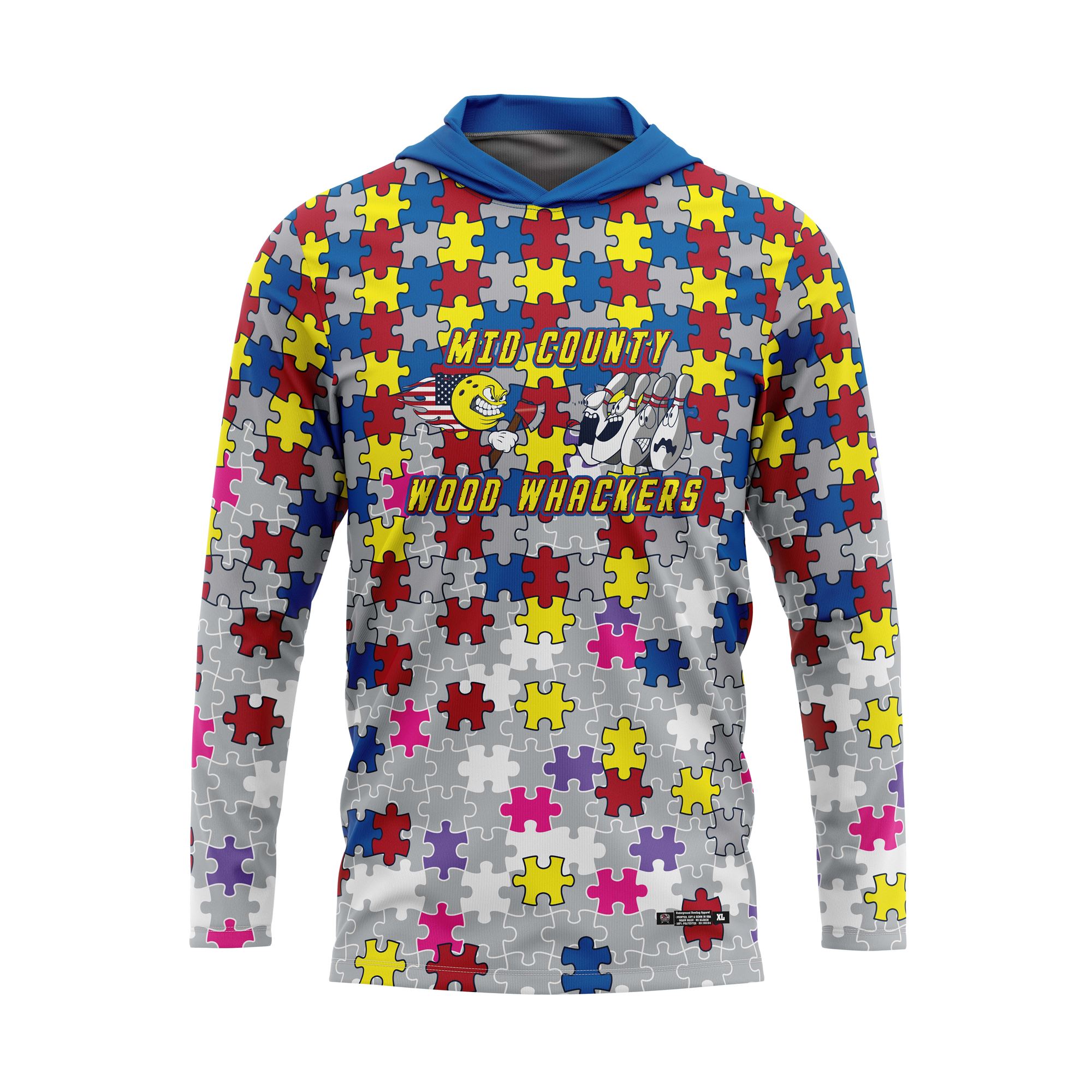 Mid County Wood Whackers Autism Jersey