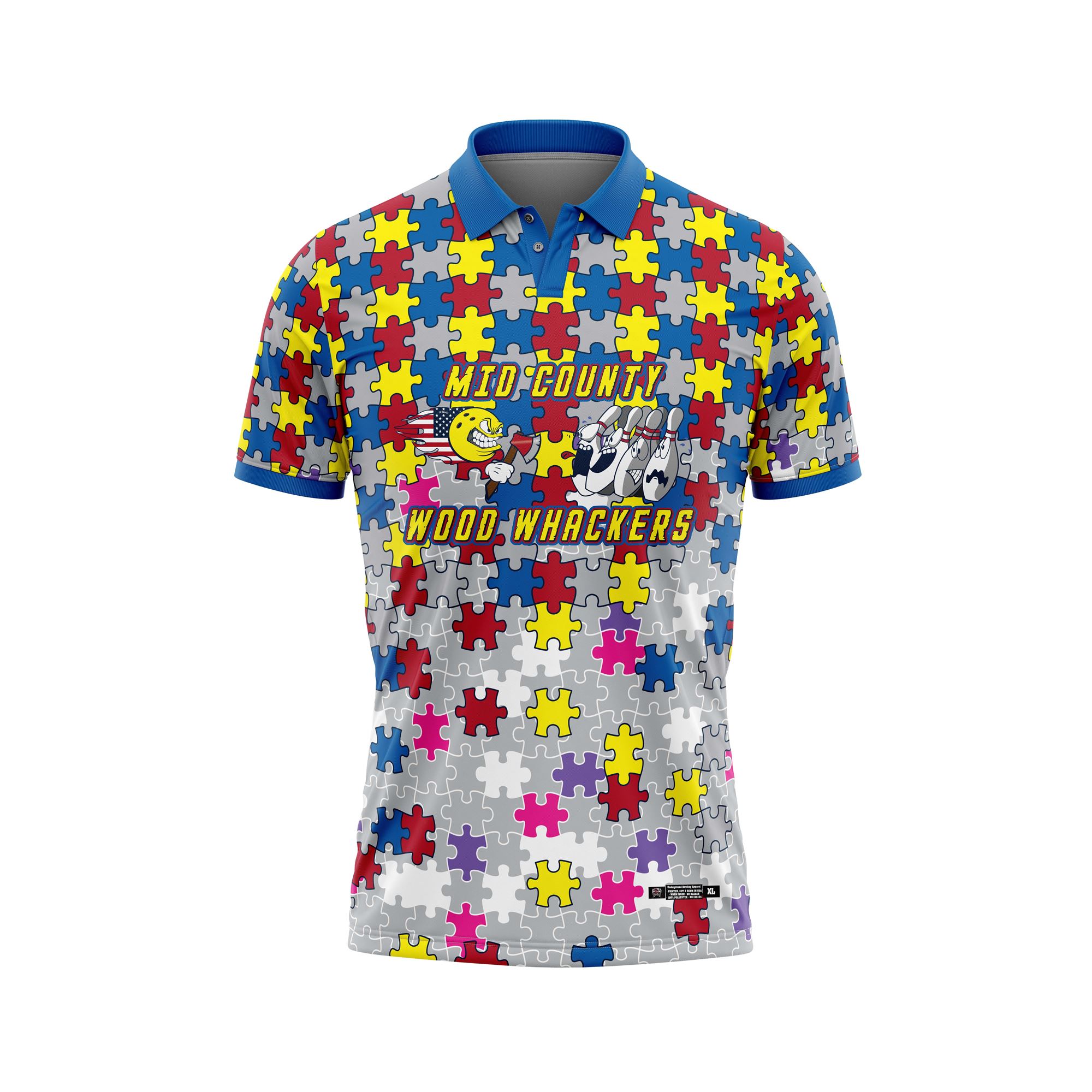 Mid County Wood Whackers Autism Jersey