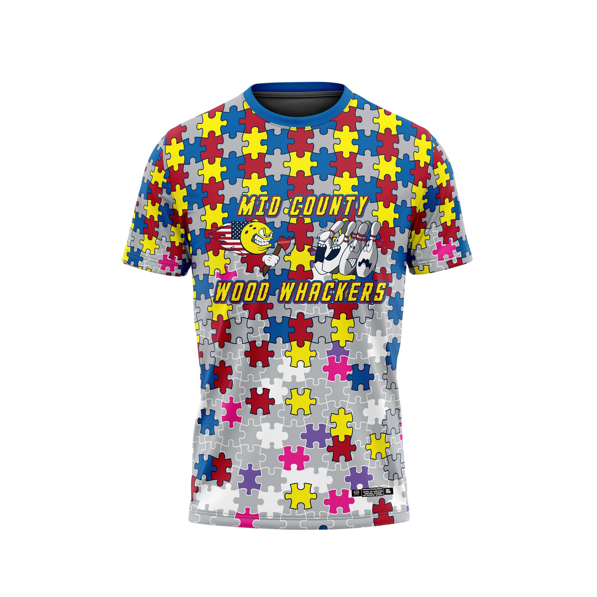 Mid County Wood Whackers Autism Jersey