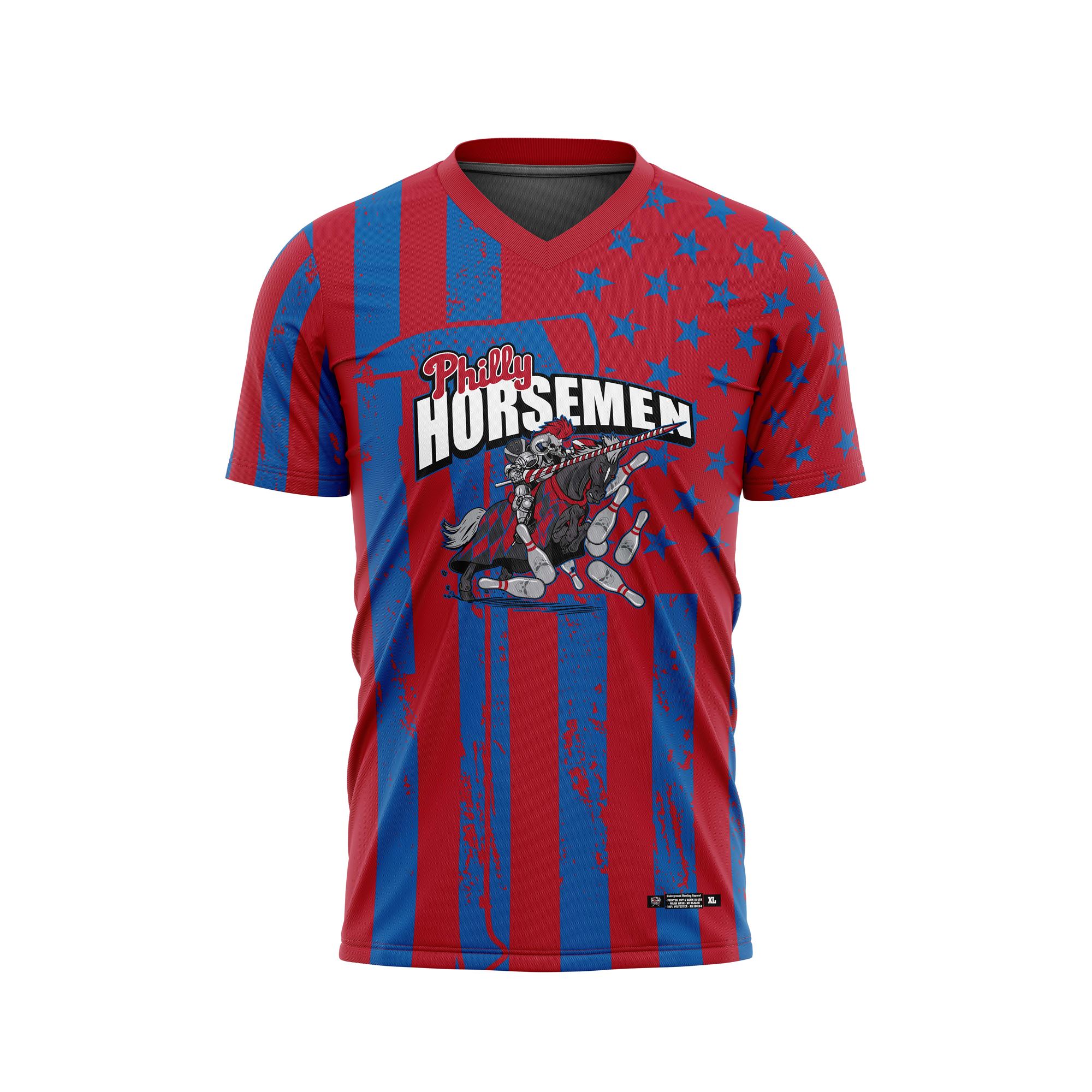 Philly Horseman Red / Royal Jersey