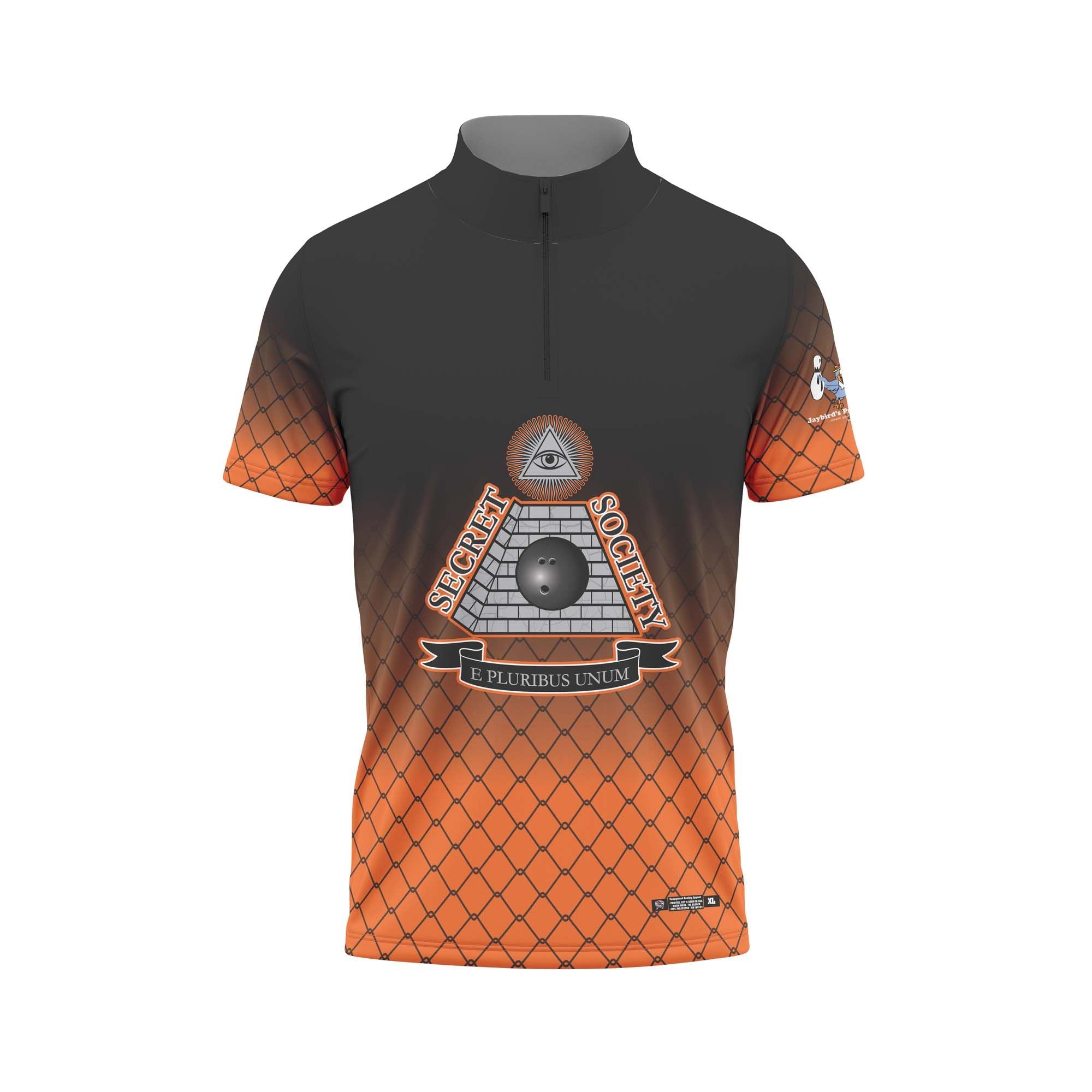 Secret Society Black-Orange Jersey