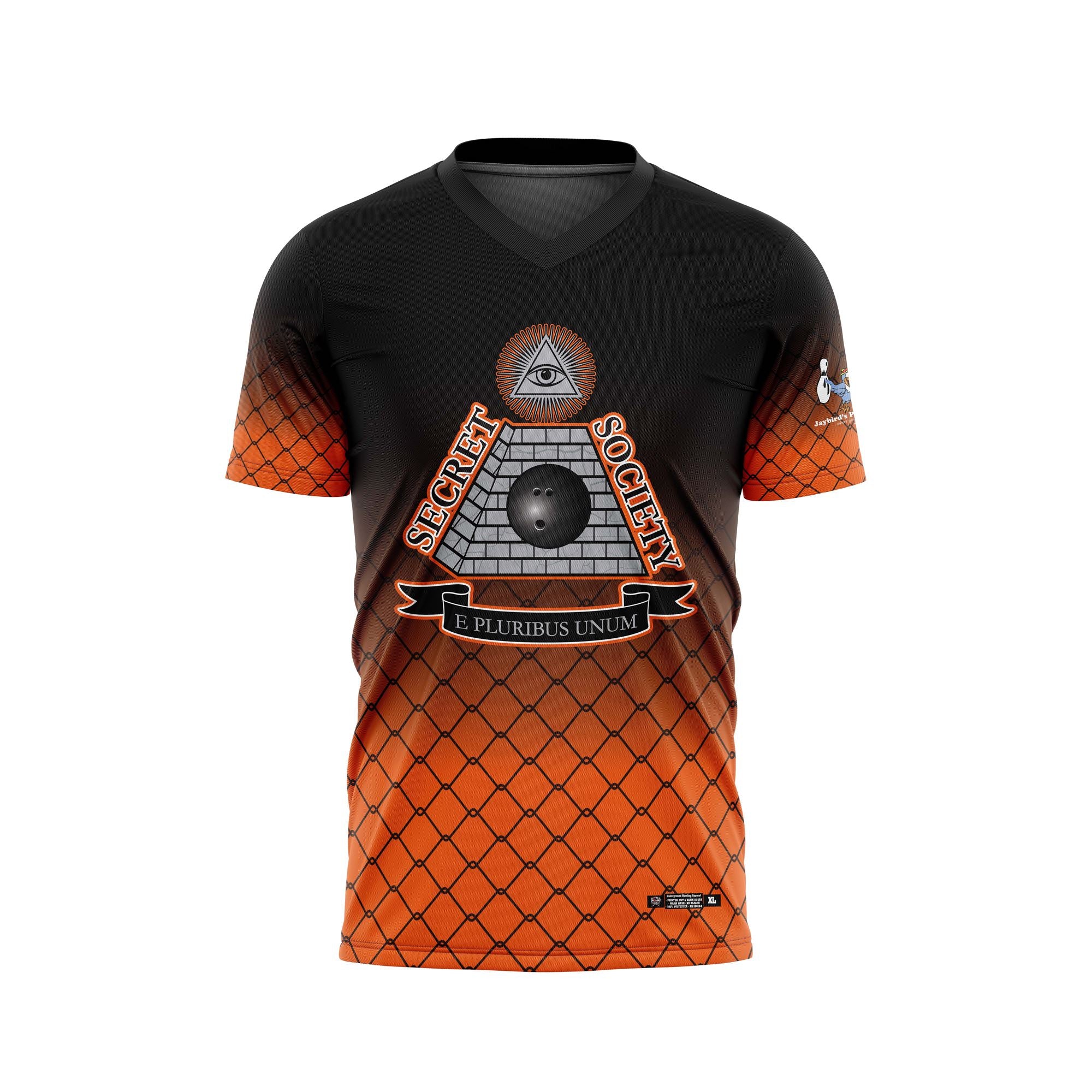 Secret Society Black-Orange Jersey