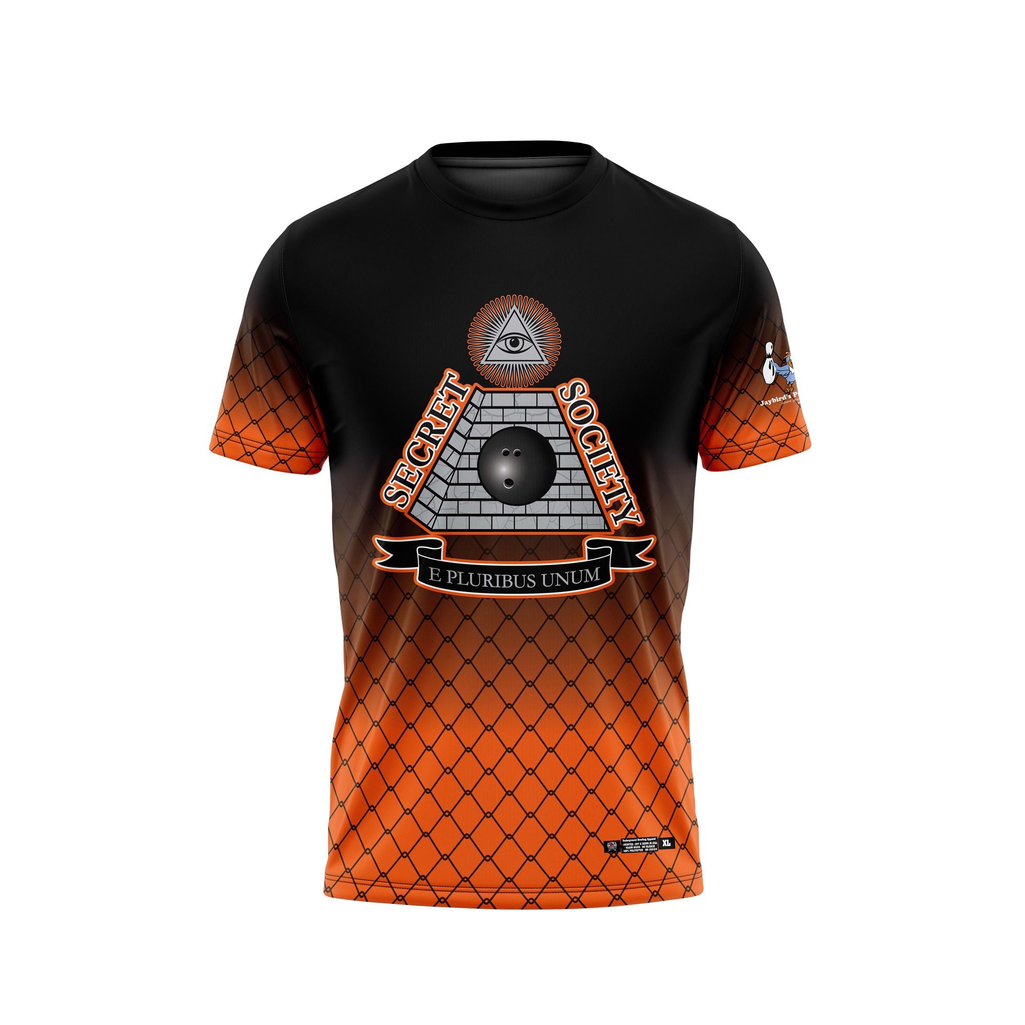 Secret Society Black-Orange Jersey