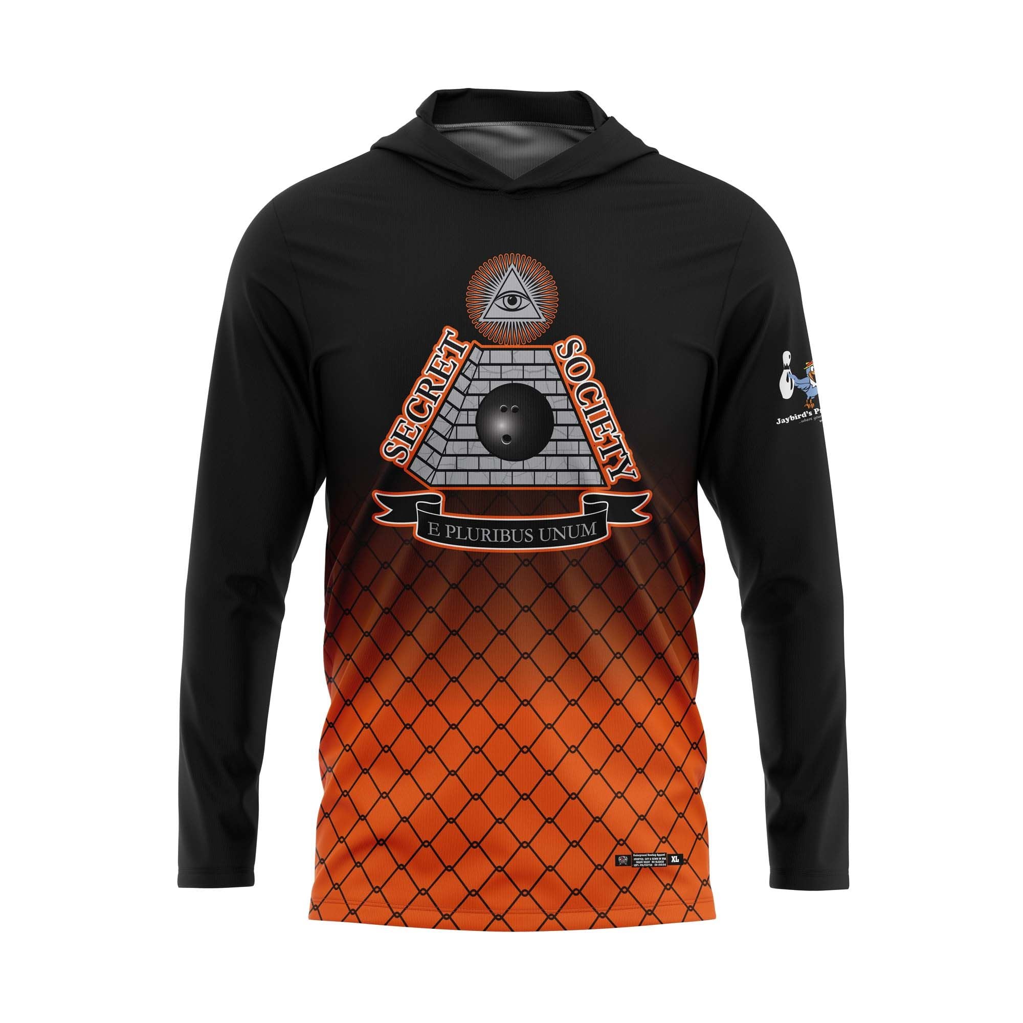 Secret Society Black-Orange Jersey