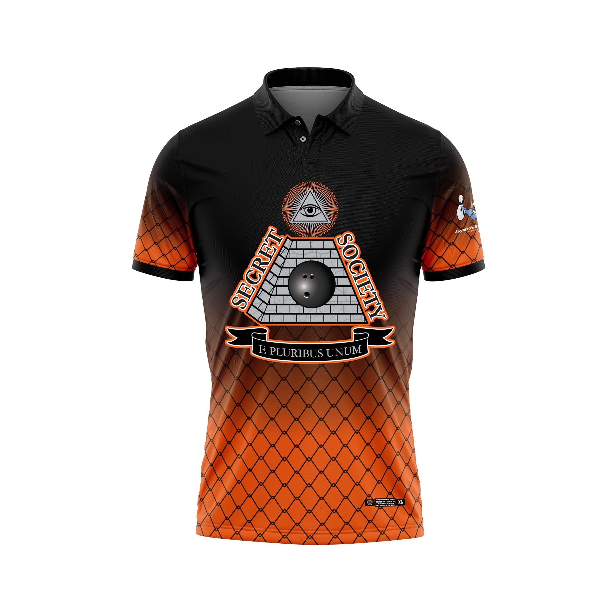 Secret Society Black-Orange Jersey