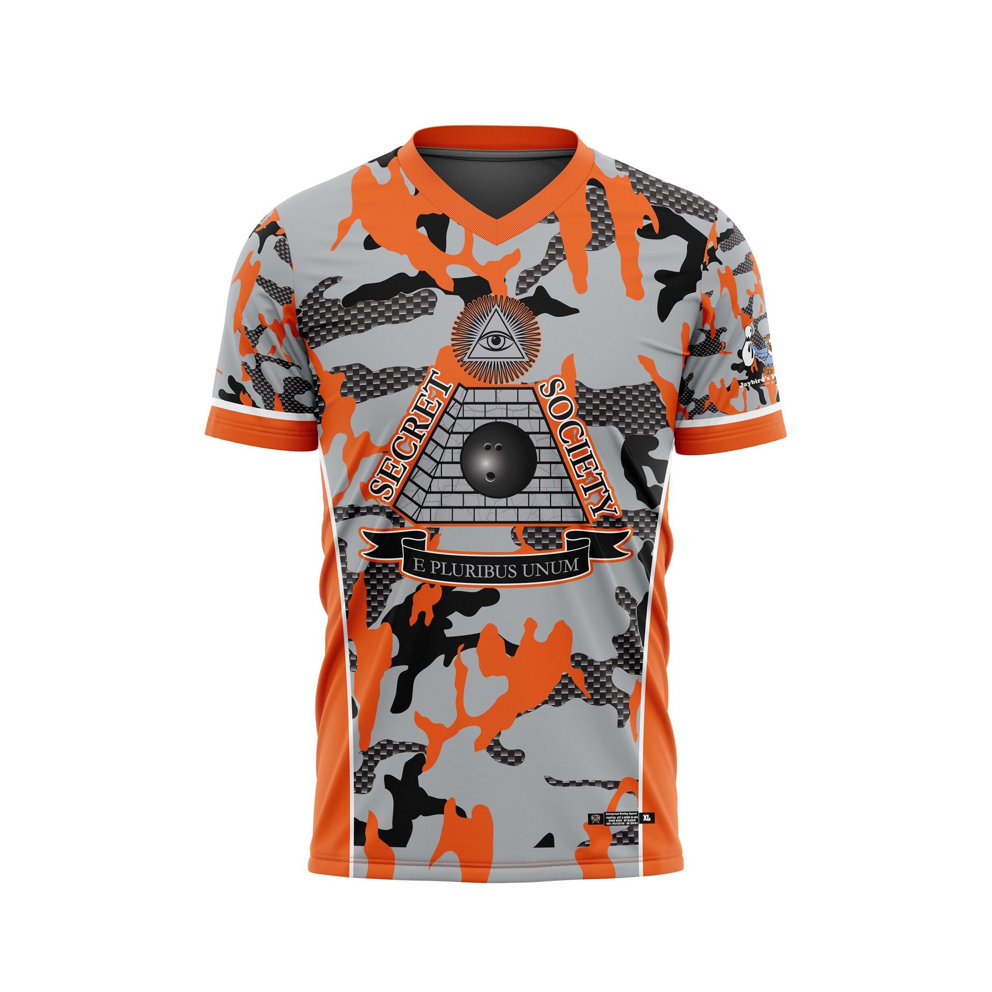 Secret Society Orange-Camo Jersey