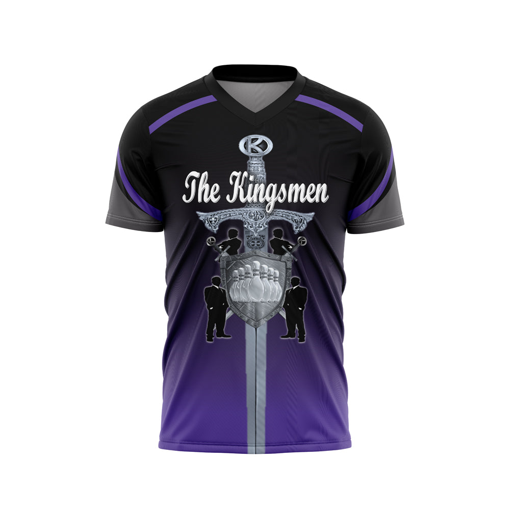 The Kingsmen Black Purple Charcoal Jersey