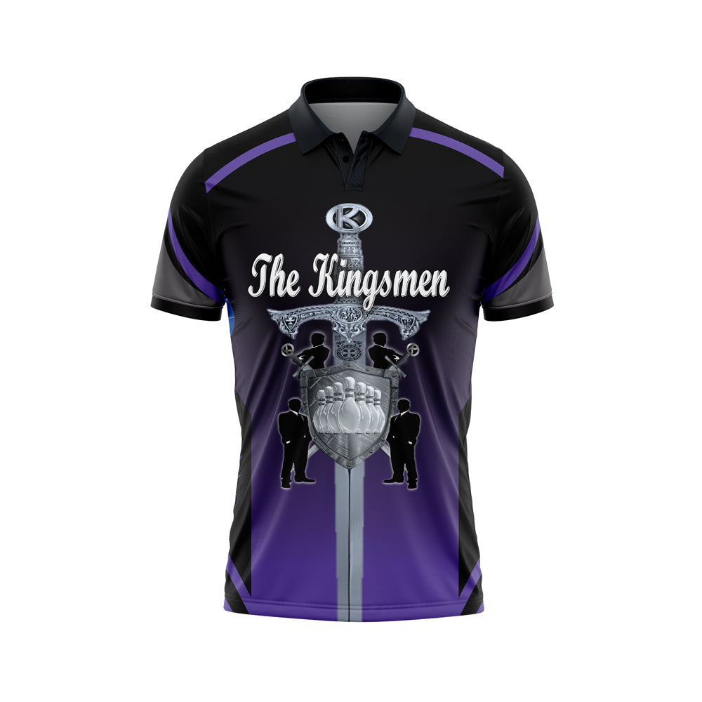 The Kingsmen Black Purple Charcoal Jersey