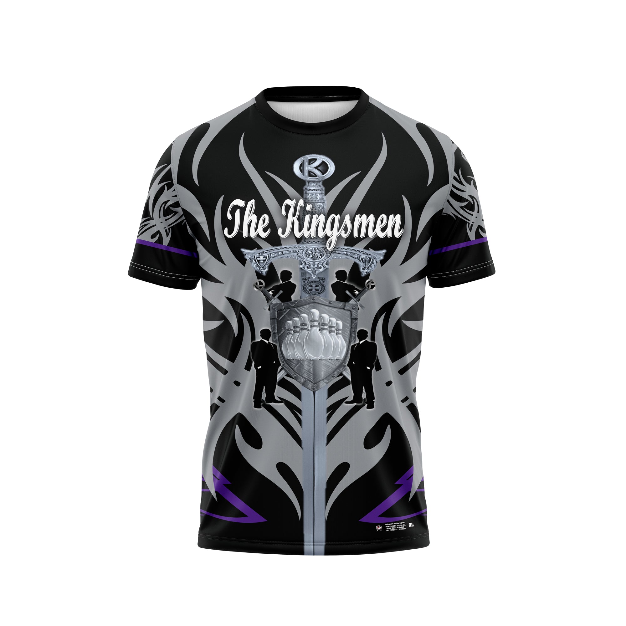 The Kingsmen Tribal Black / Grey Jersey