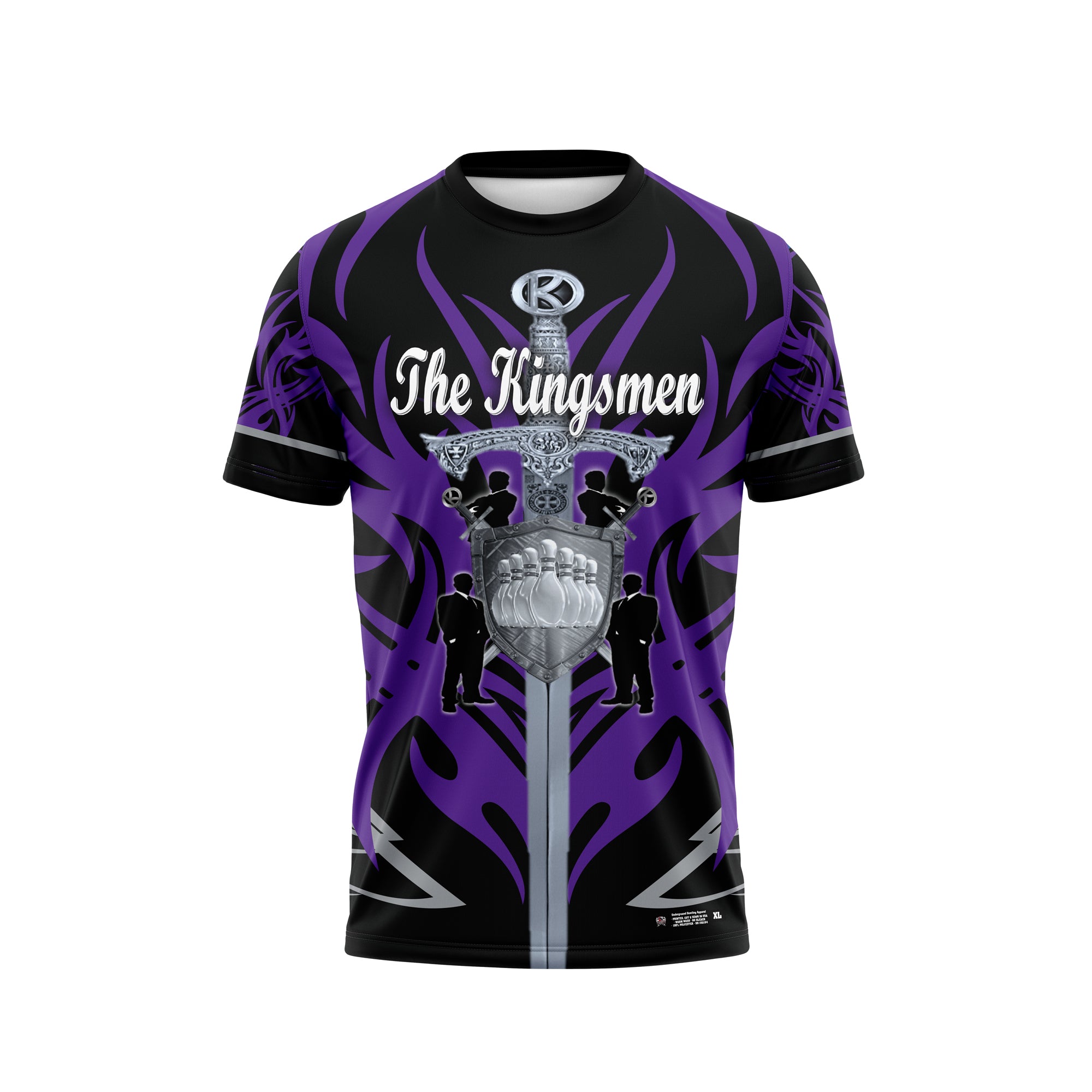 The Kingsmen Tribal Black / Purple Jersey