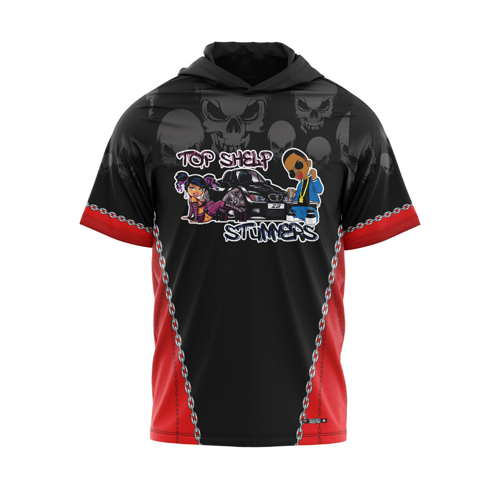 Top Shelf Stunners Skulls Red Jersey