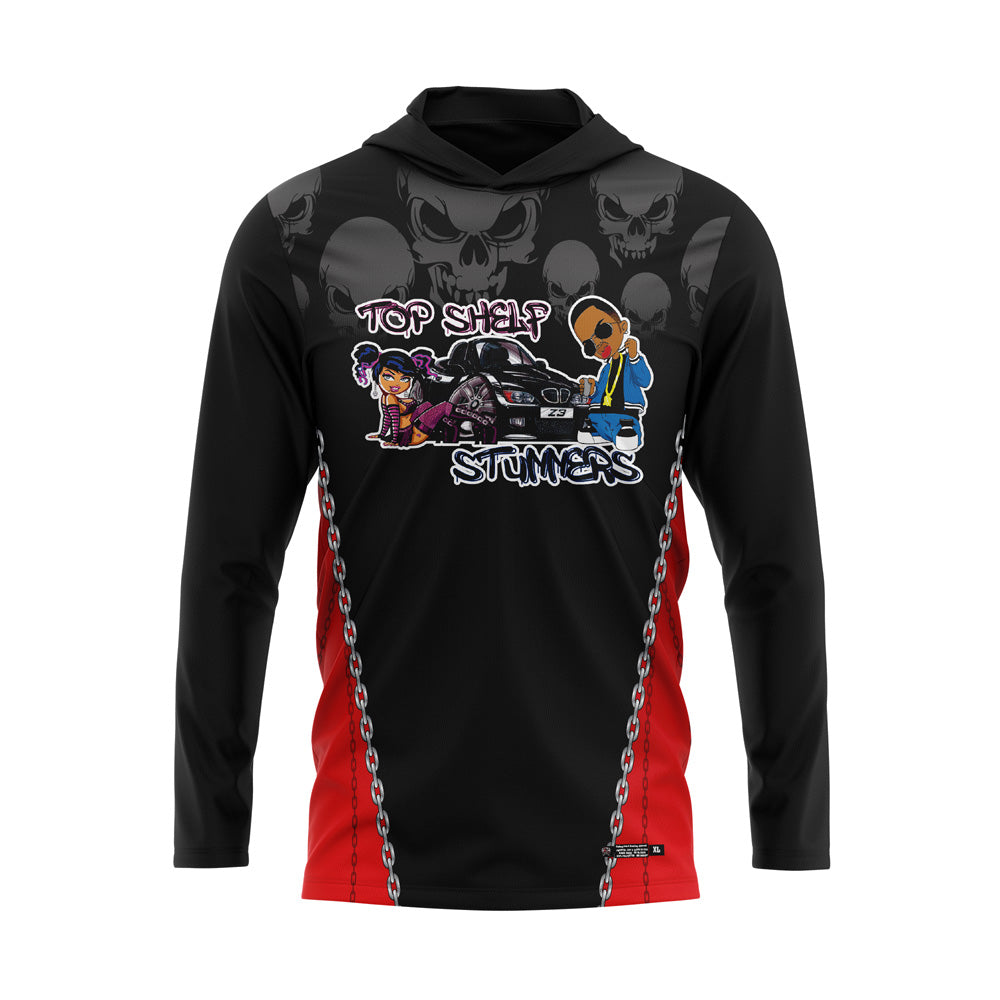 Top Shelf Stunners Skulls Red Jersey