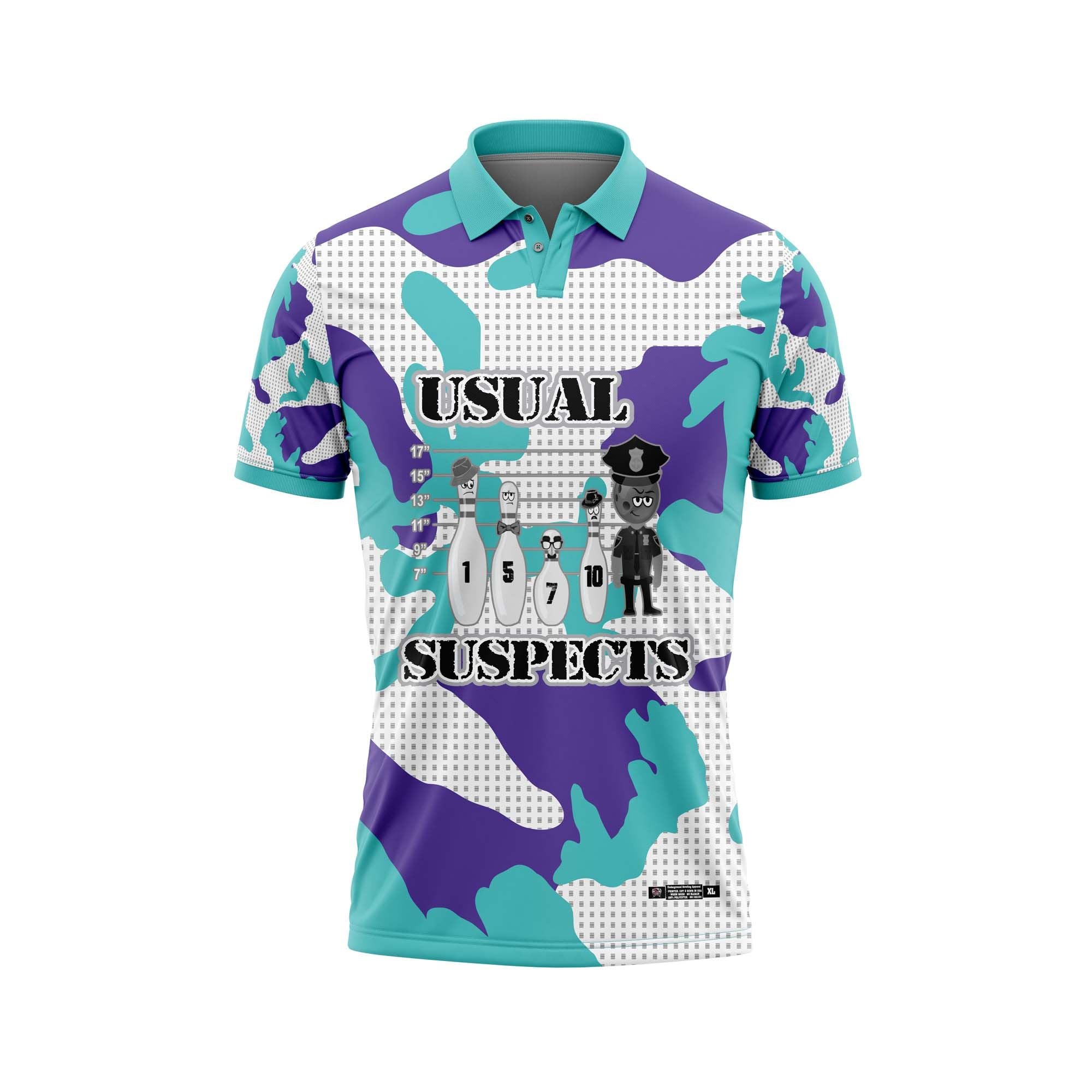 Usual Suspects Purple Camo Jersey