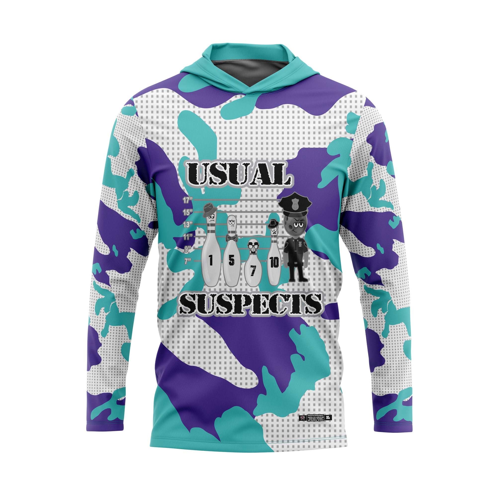 Usual Suspects Purple Camo Jersey