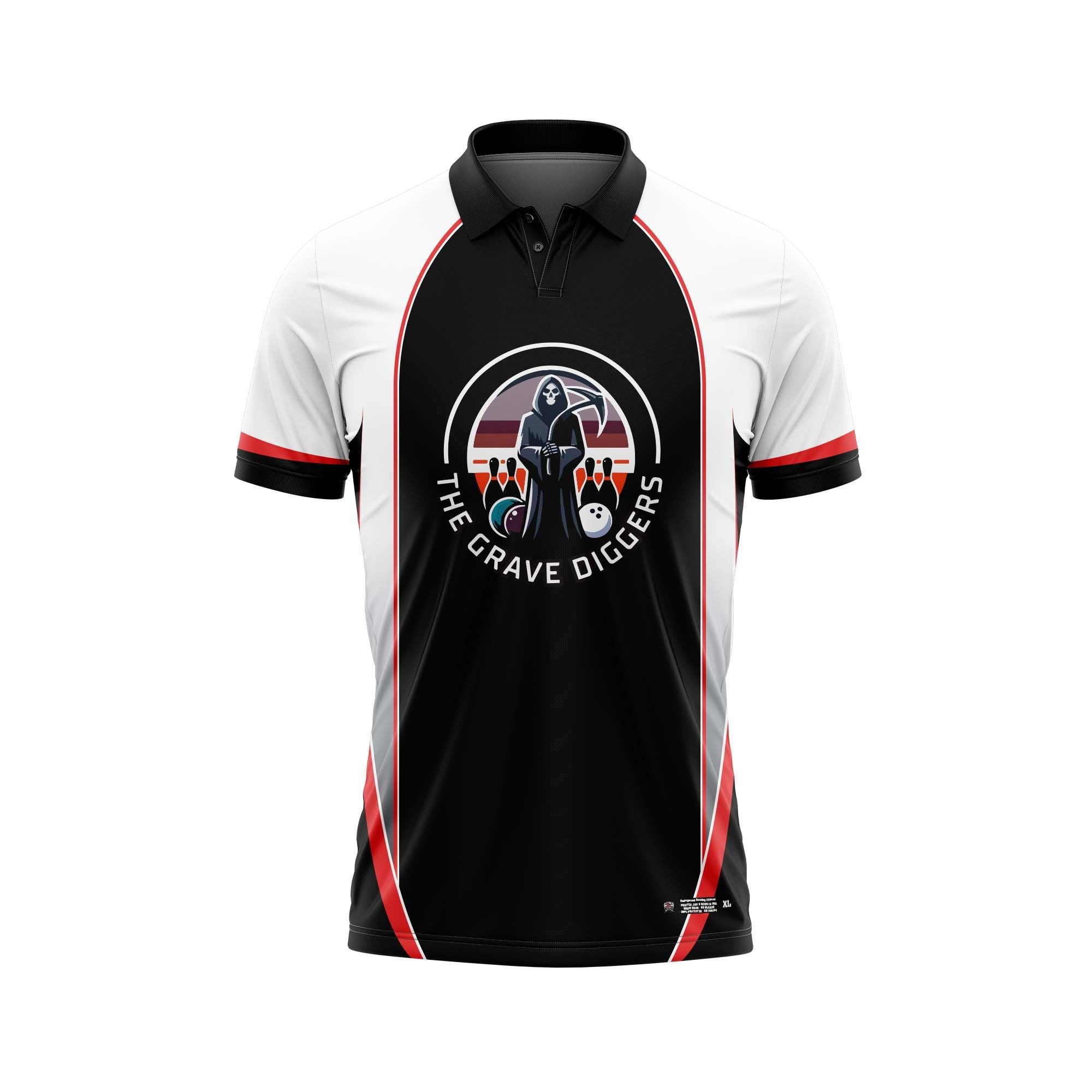 The Grave Diggers White Jersey