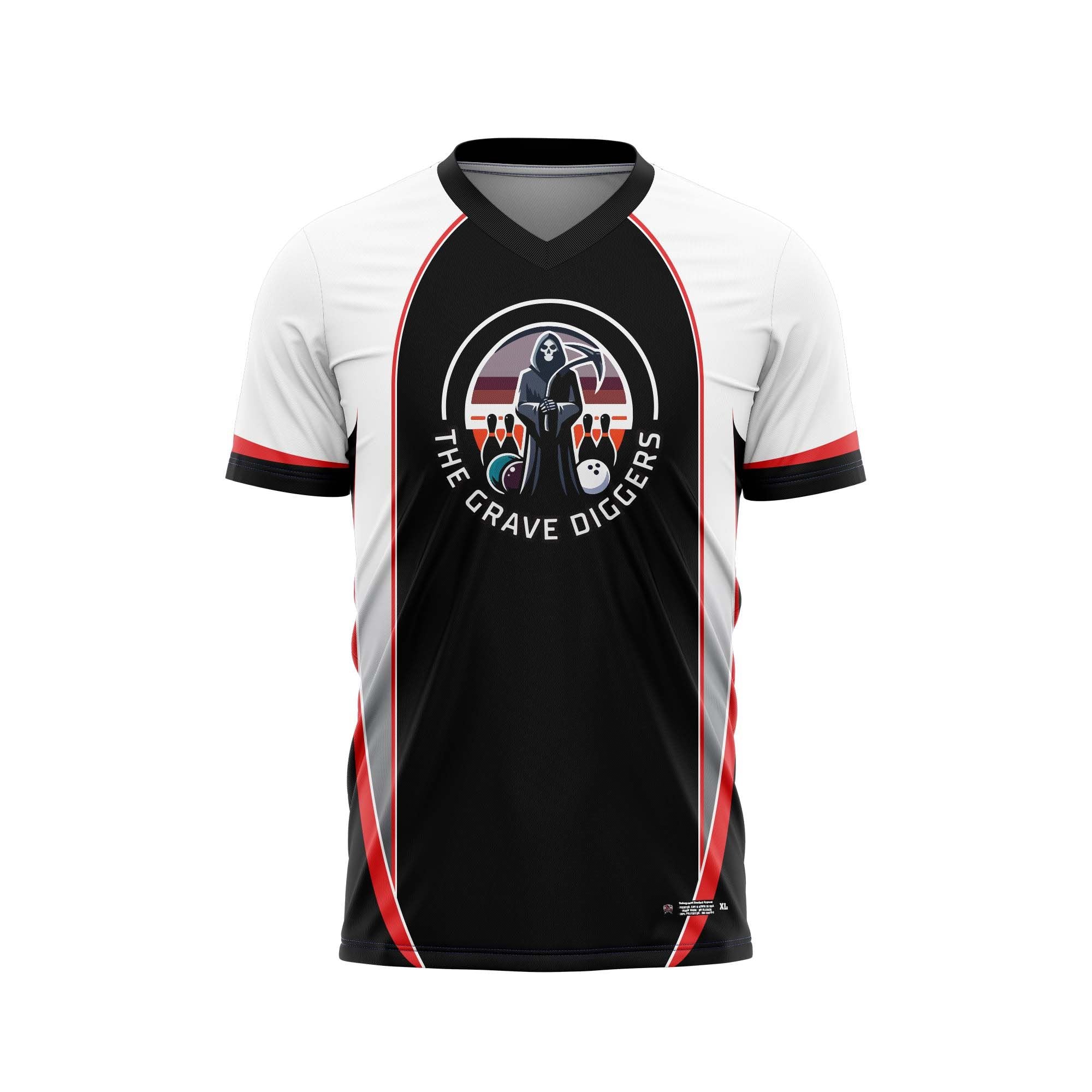 The Grave Diggers White Jersey
