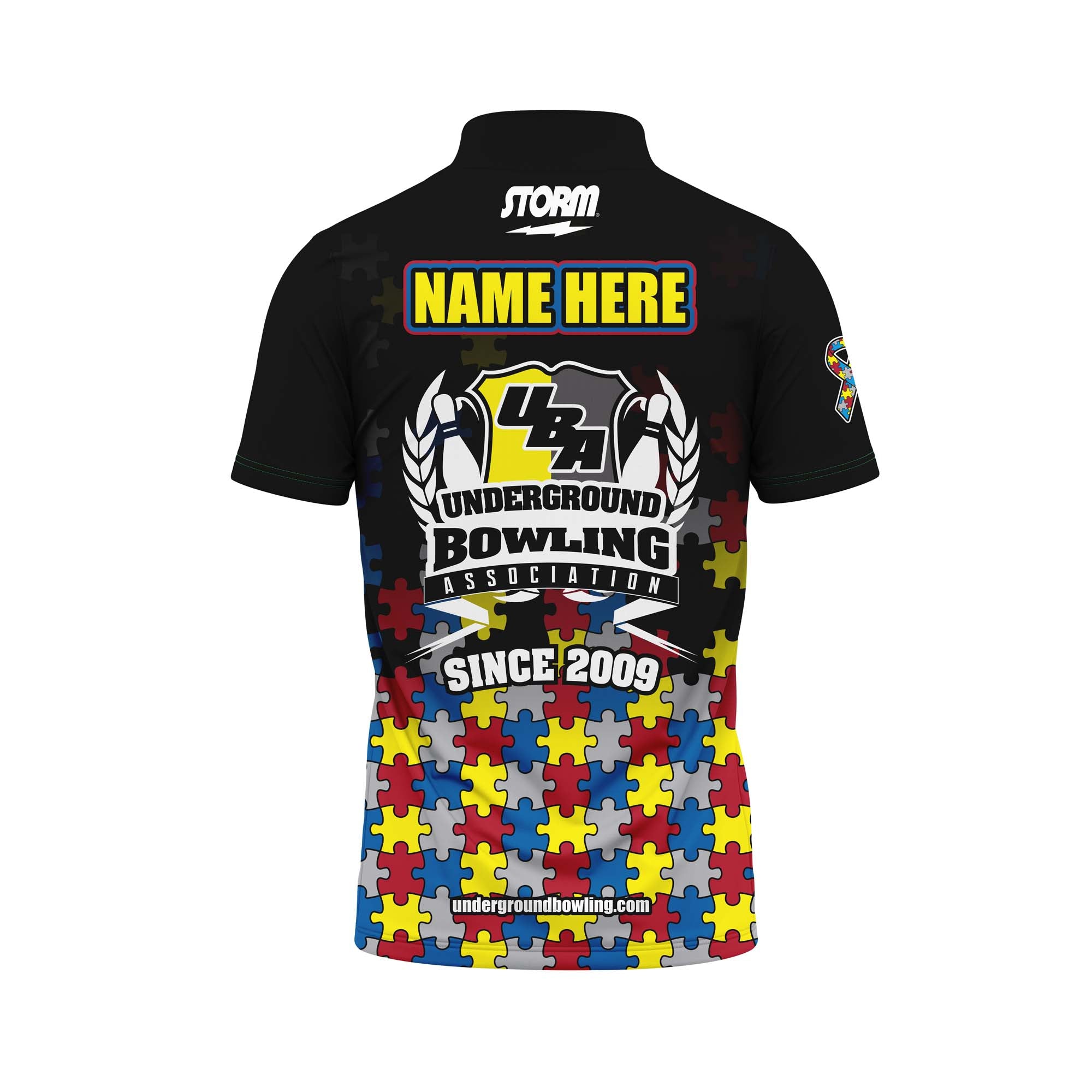 Carolina Rollers Autism Black Jersey