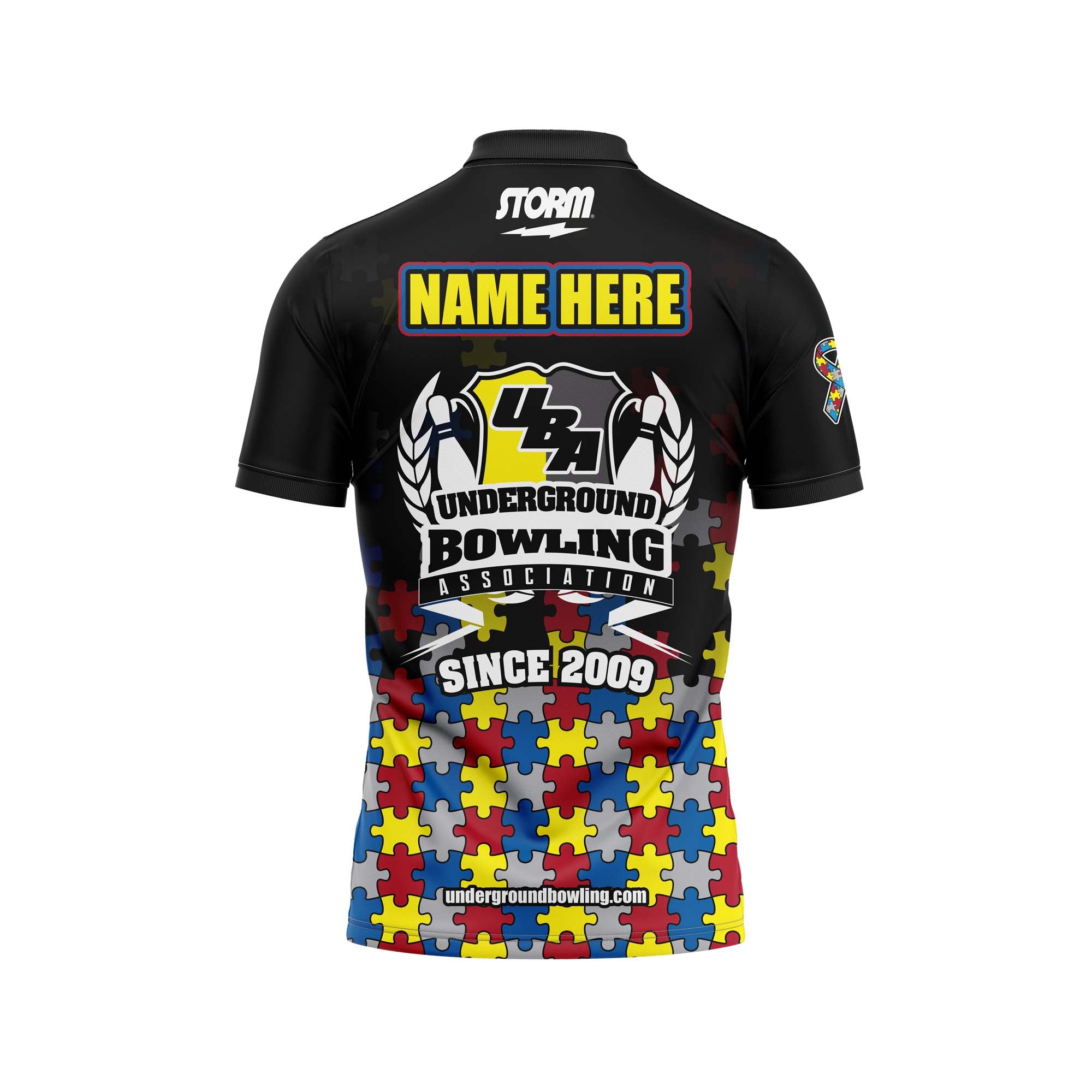 Carolina Rollers Autism Black Jersey