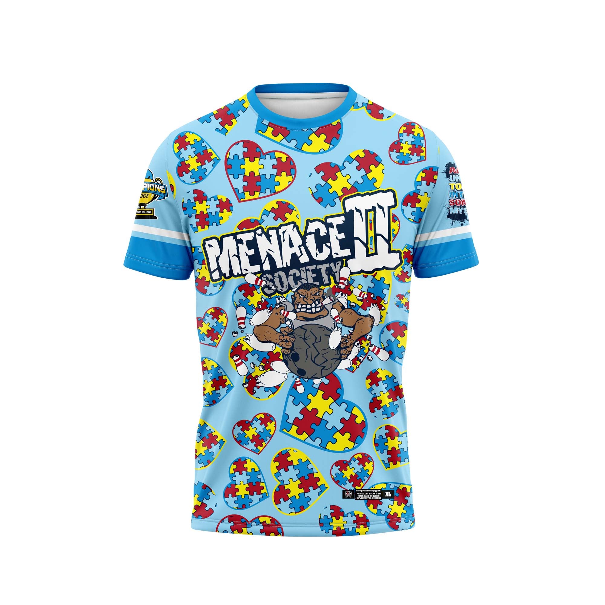 MENACE II SOCIETY Autism Blue Jersey