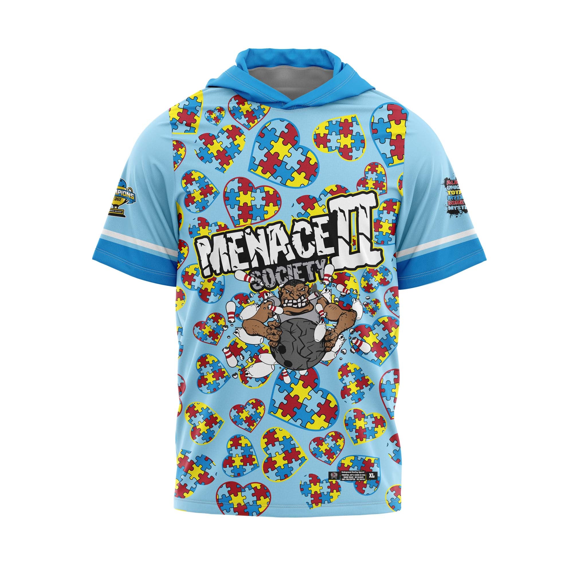 MENACE II SOCIETY Autism Blue Jersey