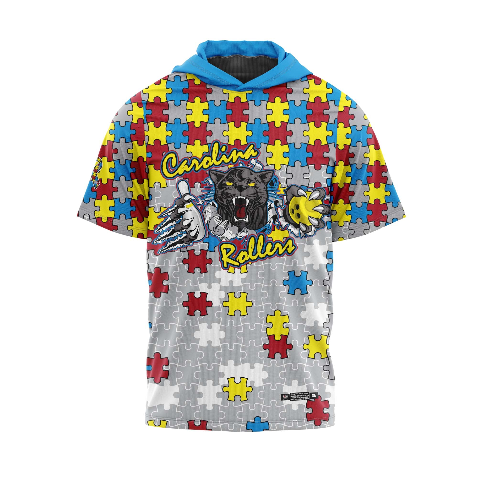 Carolina Rollers Autism Jersey