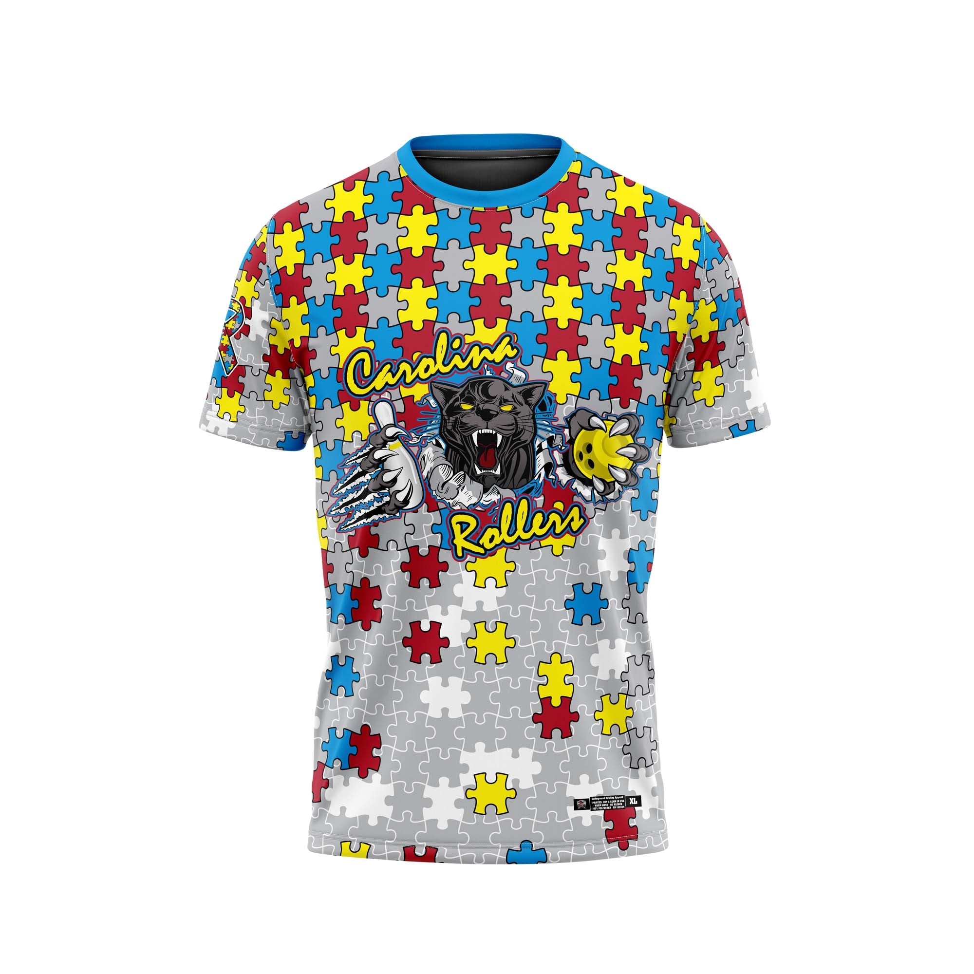 Carolina Rollers Autism Jersey