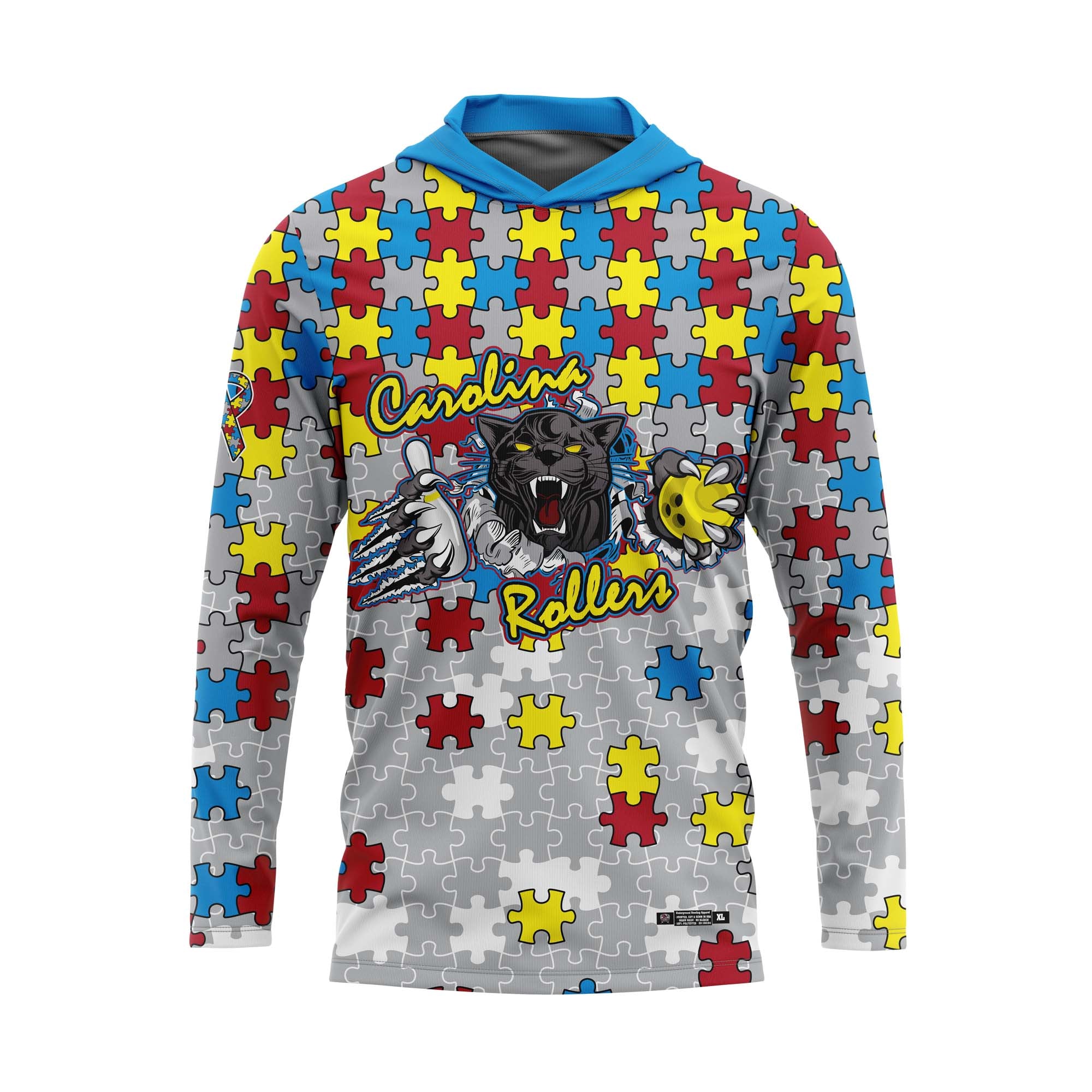 Carolina Rollers Autism Jersey