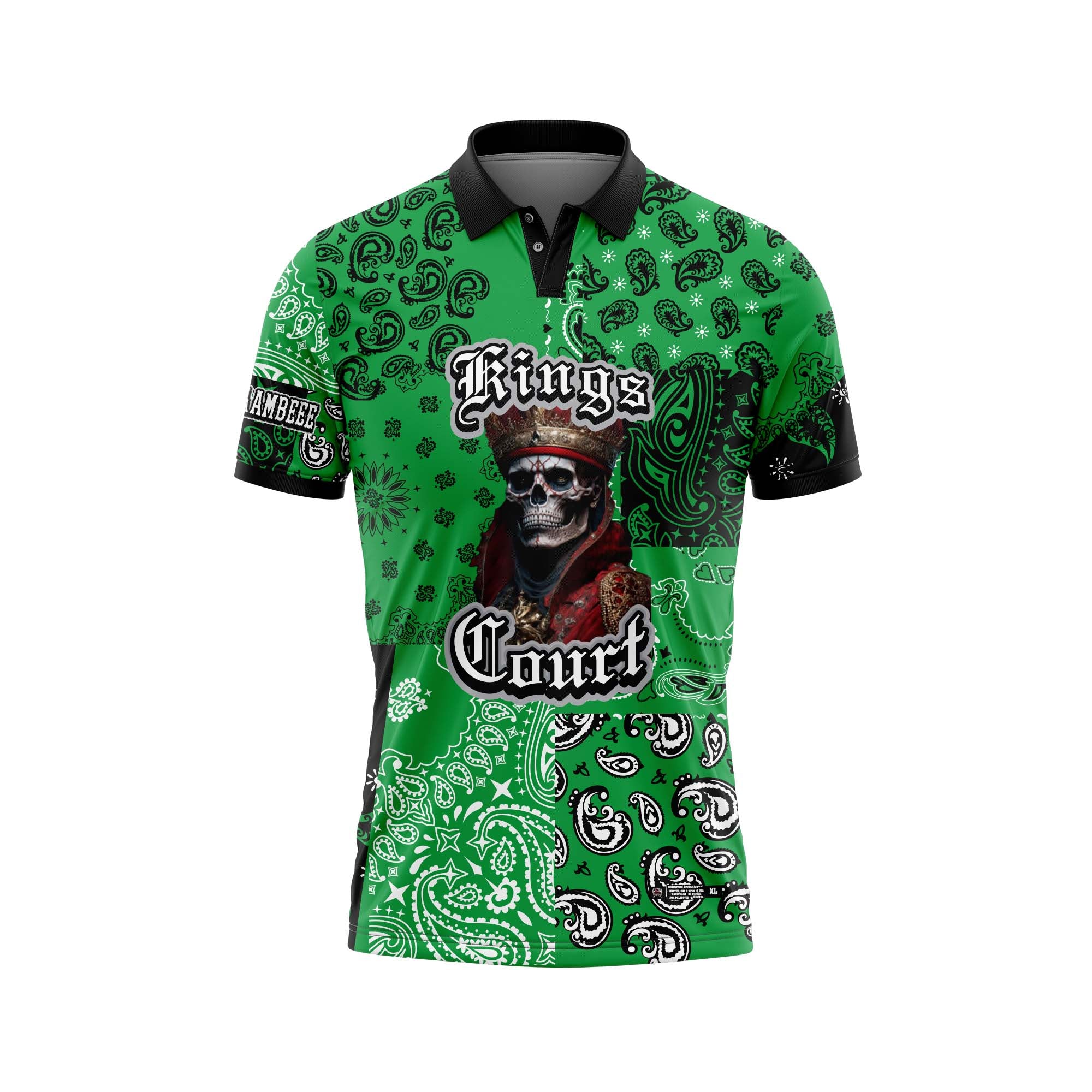 Kings Court Bandana Green Jersey