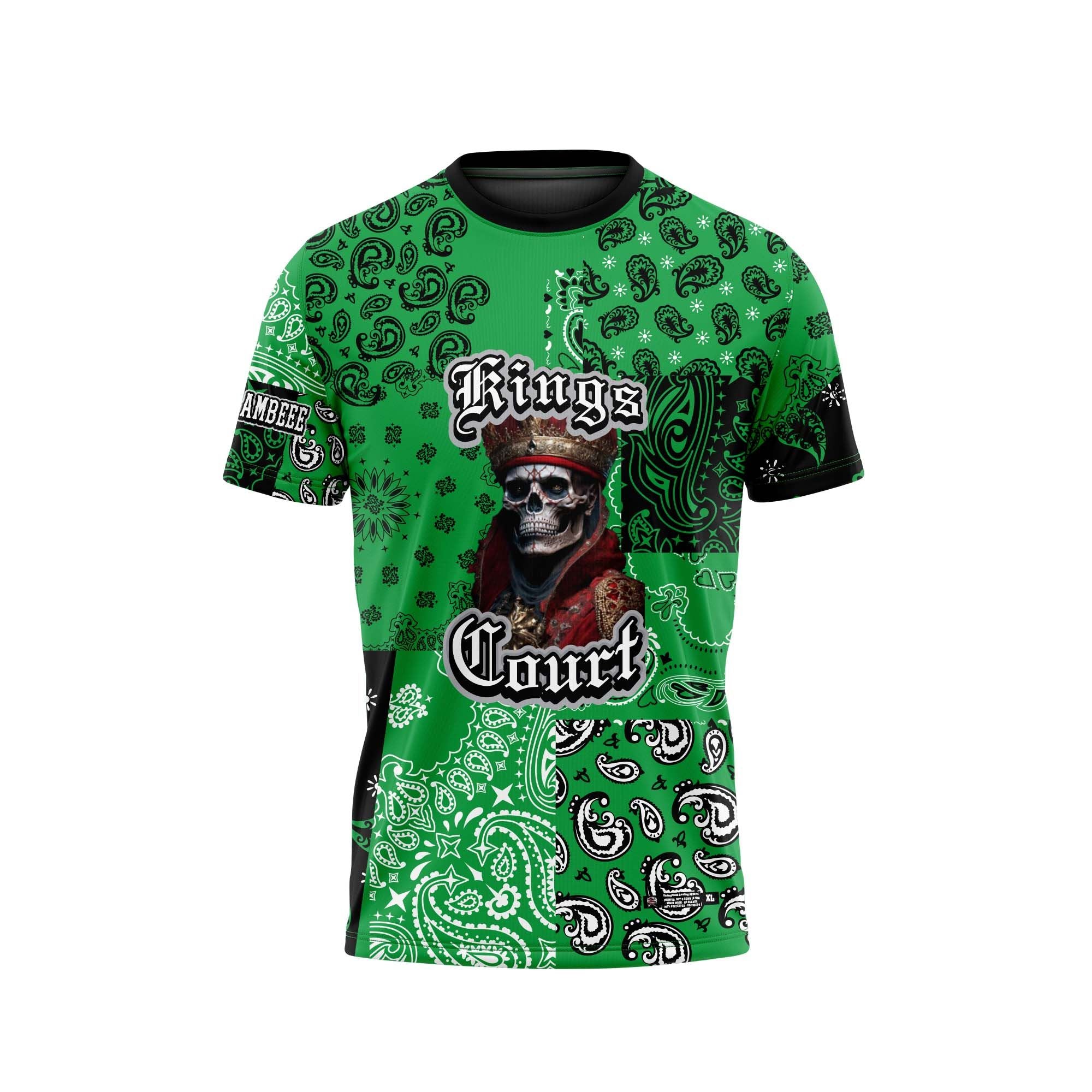 Kings Court Bandana Green Jersey