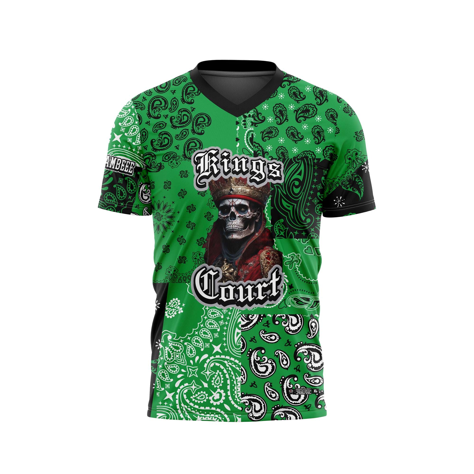 Kings Court Bandana Green Jersey