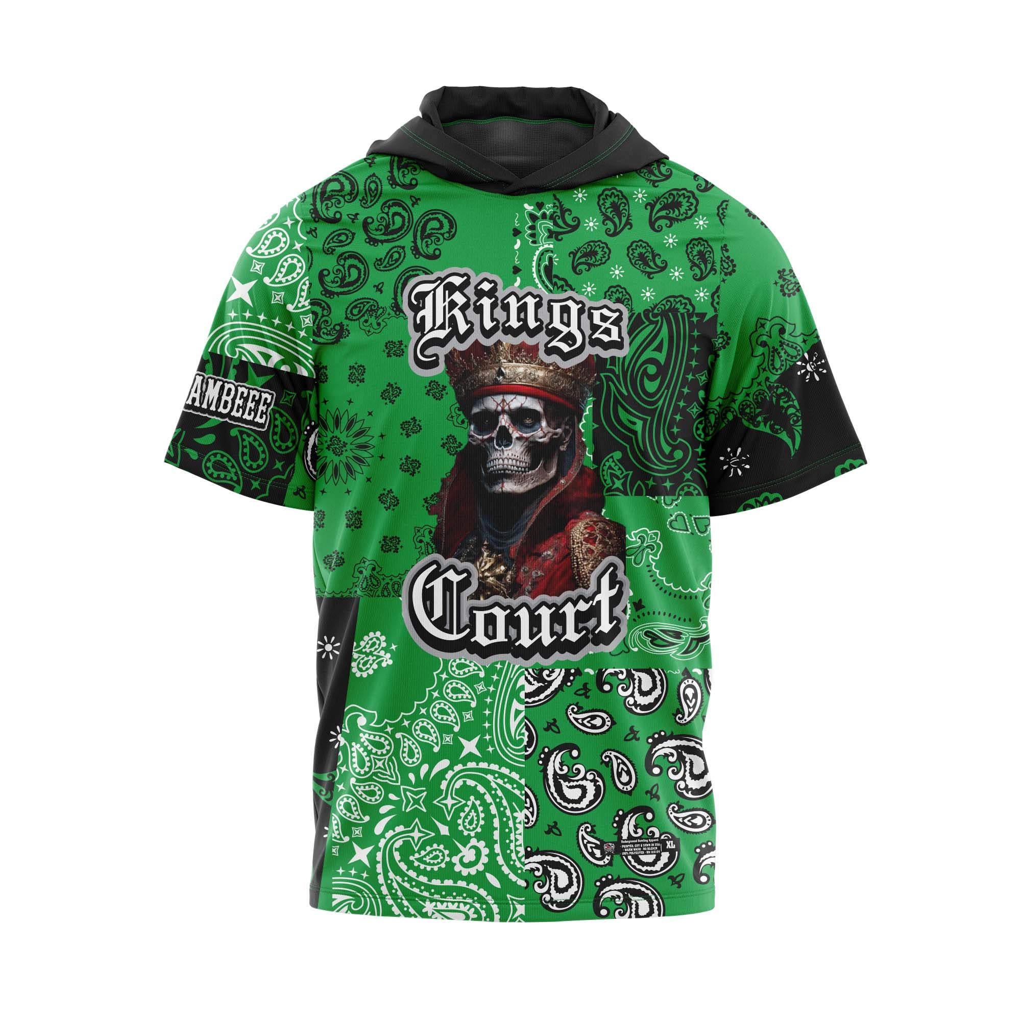 Kings Court Bandana Green Jersey