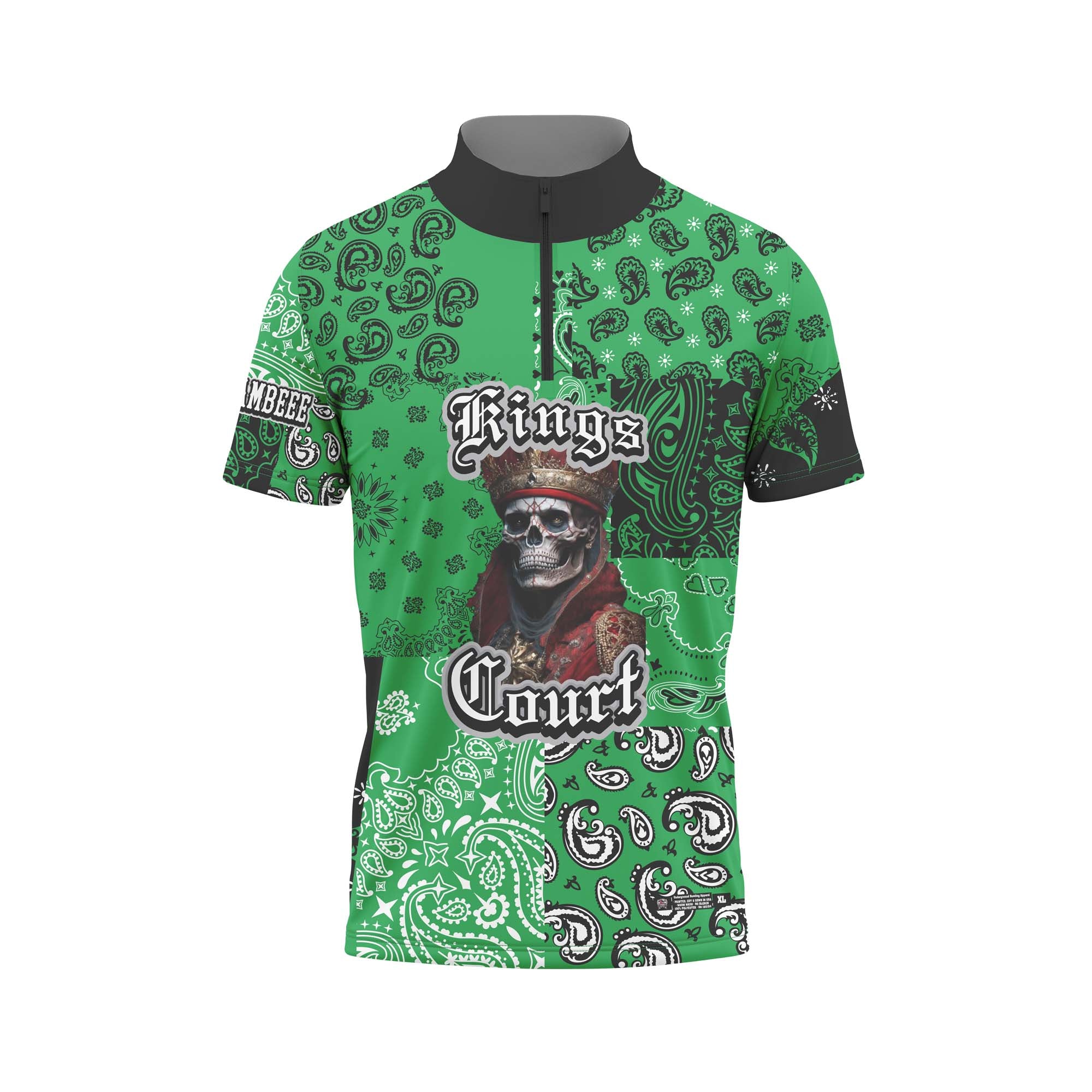 Kings Court Bandana Green Jersey