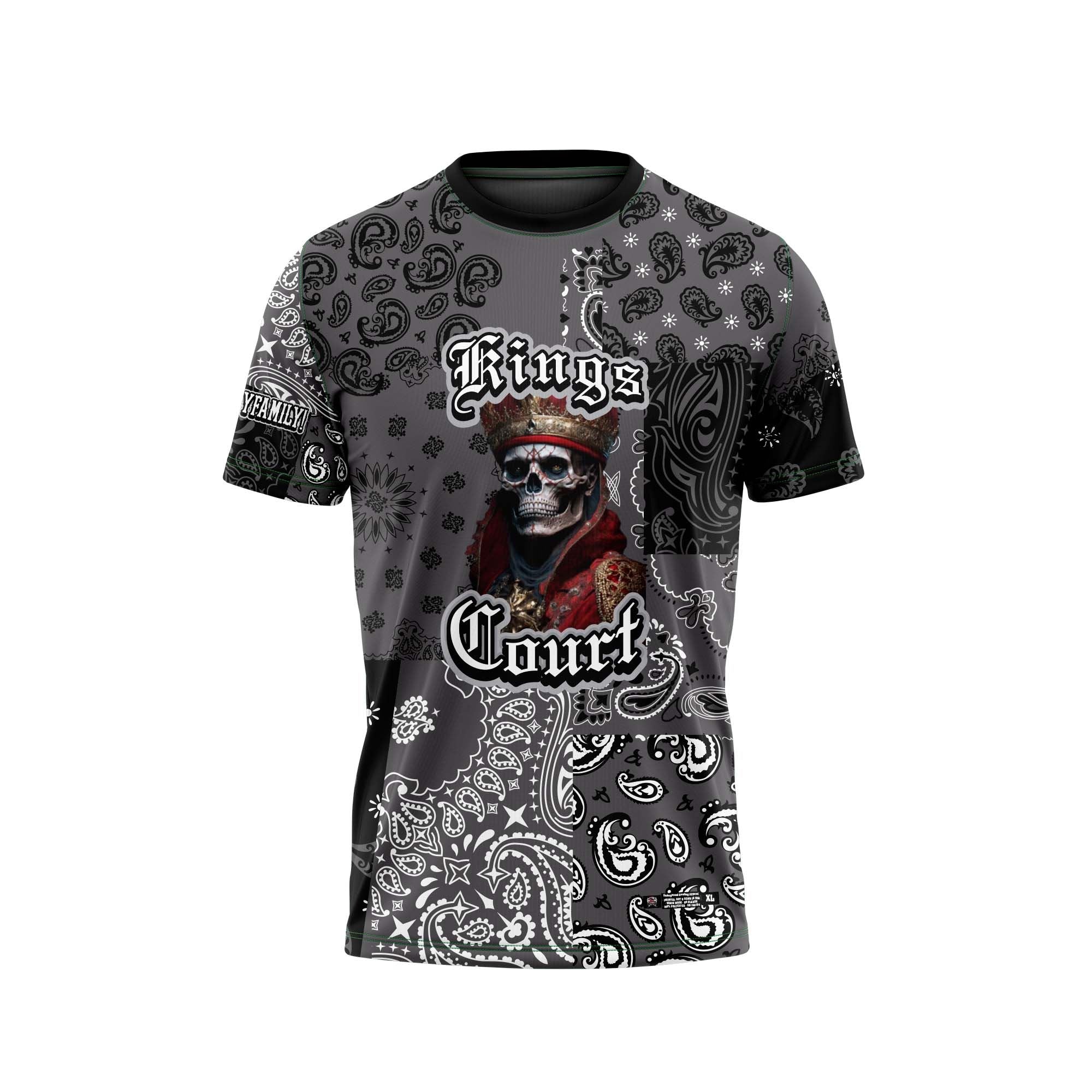 Kings Court Bandana Gray Jersey